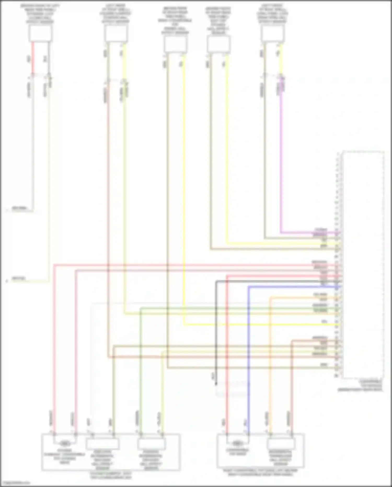 Wiring diagram convertible top module for MINI John Cooper Works III facelift 2 (2021-2024) (2 of 5)