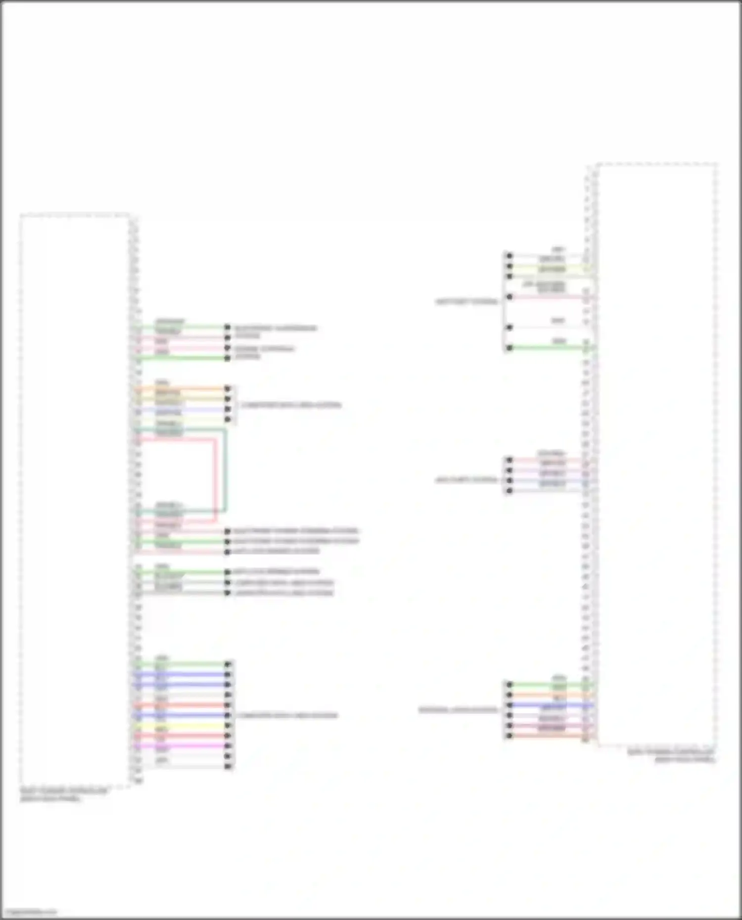 Wiring diagram electronic suspension system for MINI John Cooper Works III facelift 2 (2021-2024) (2 of 4)