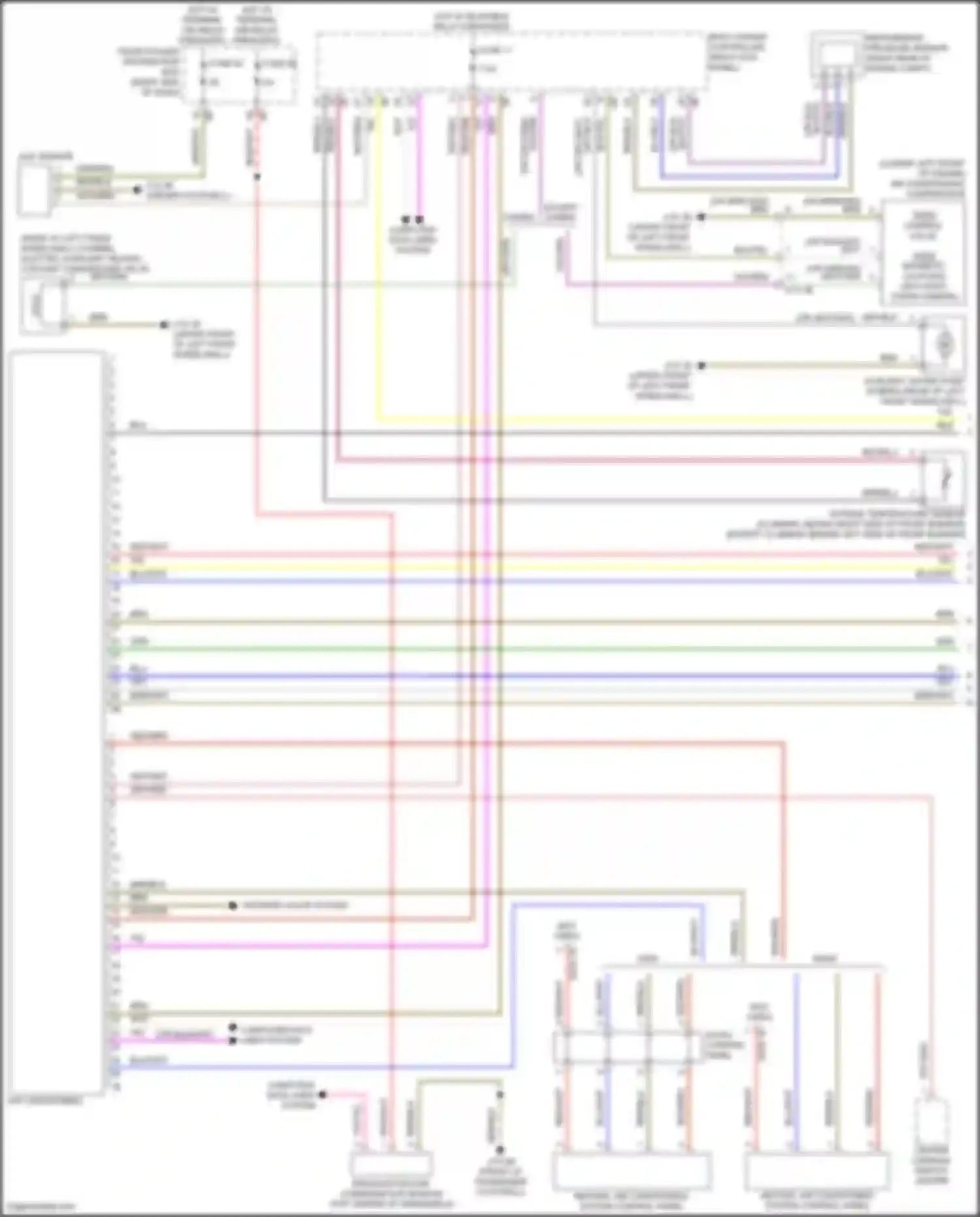Wiring diagram except hybrid for MINI John Cooper Works III facelift 2 (2021-2024) (1 of 5)