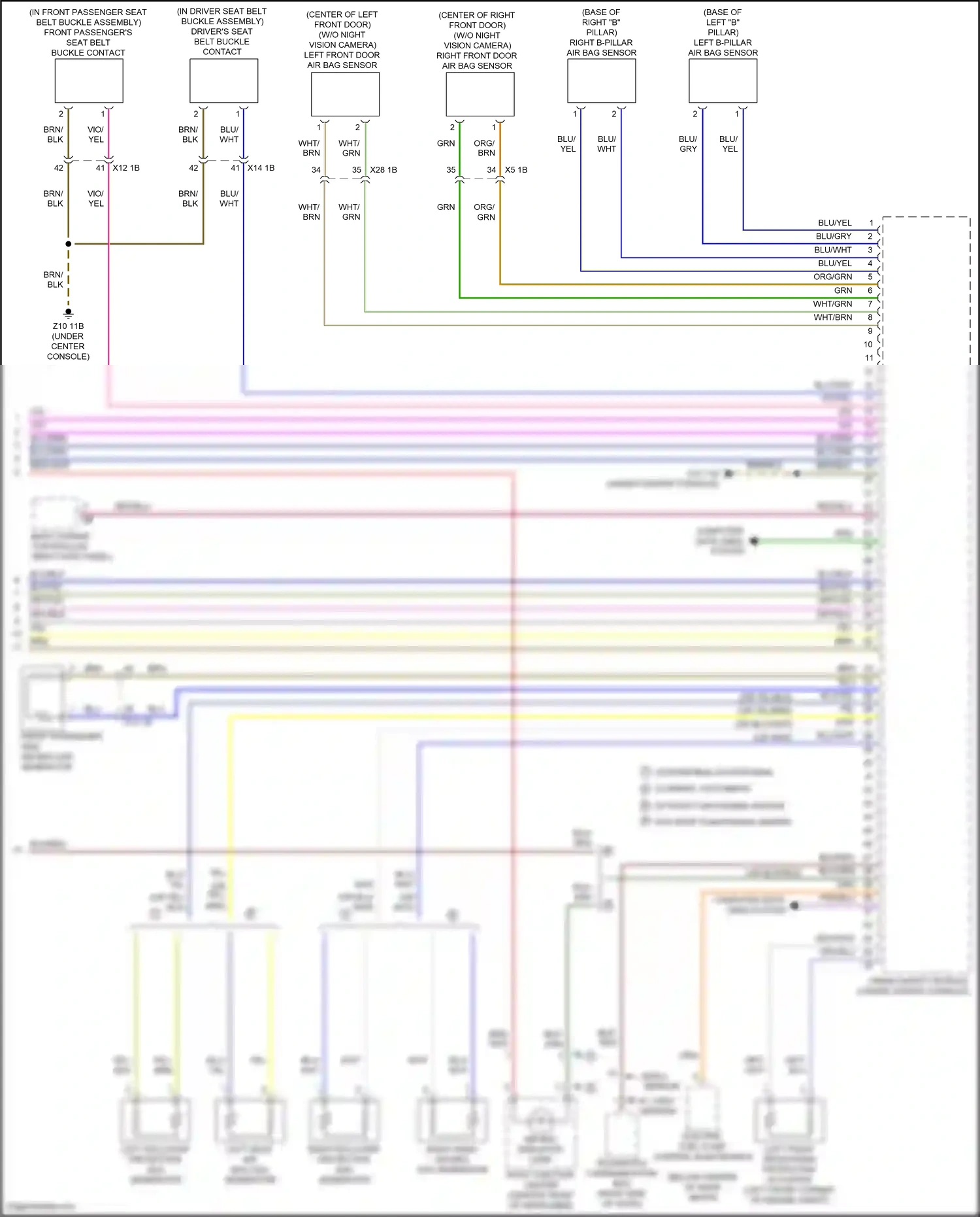 Wiring diagram blu for MINI John Cooper Works III facelift (2018-2021) (68 of 88)