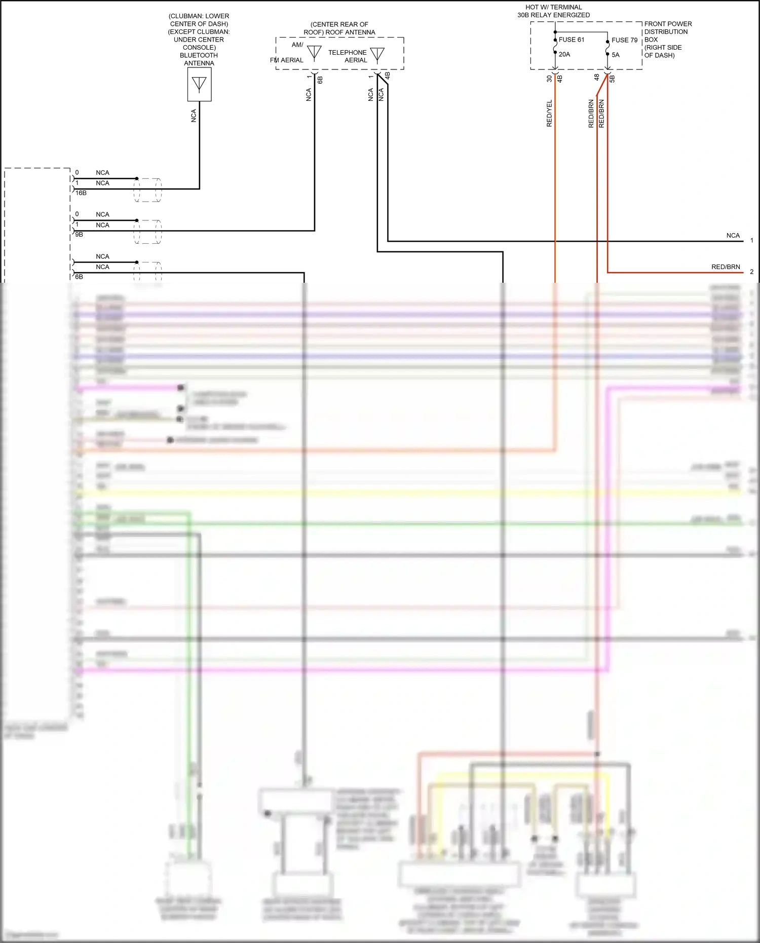 Wiring diagram brn for MINI John Cooper Works III facelift (2018-2021) (24 of 123)