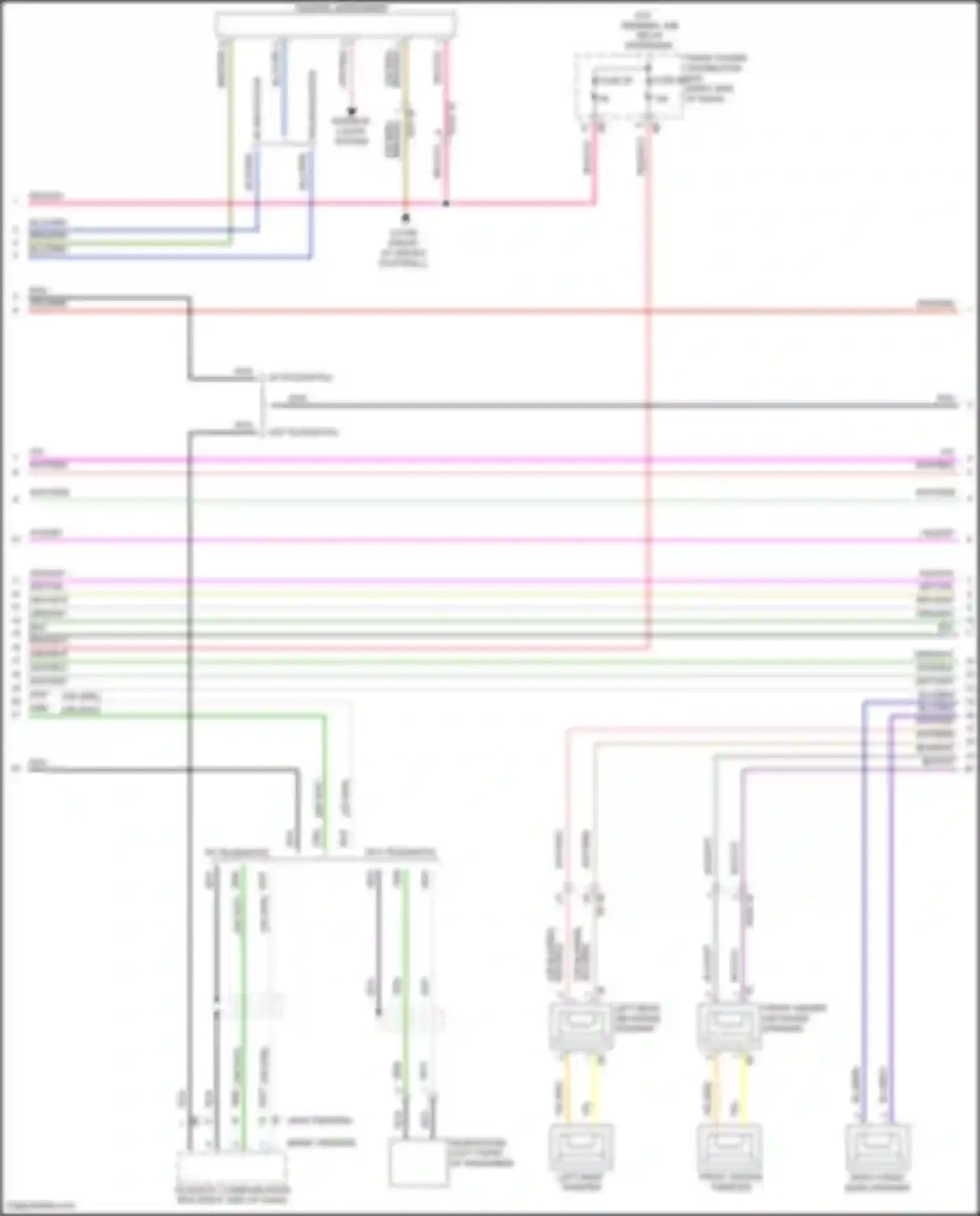 Wiring diagram w/o navigation for MINI John Cooper Works III facelift (2018-2021)