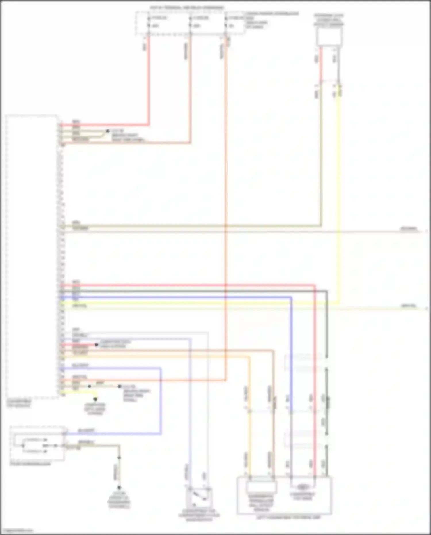 Wiring diagram computer data lines system for MINI John Cooper Works III facelift (2018-2021)