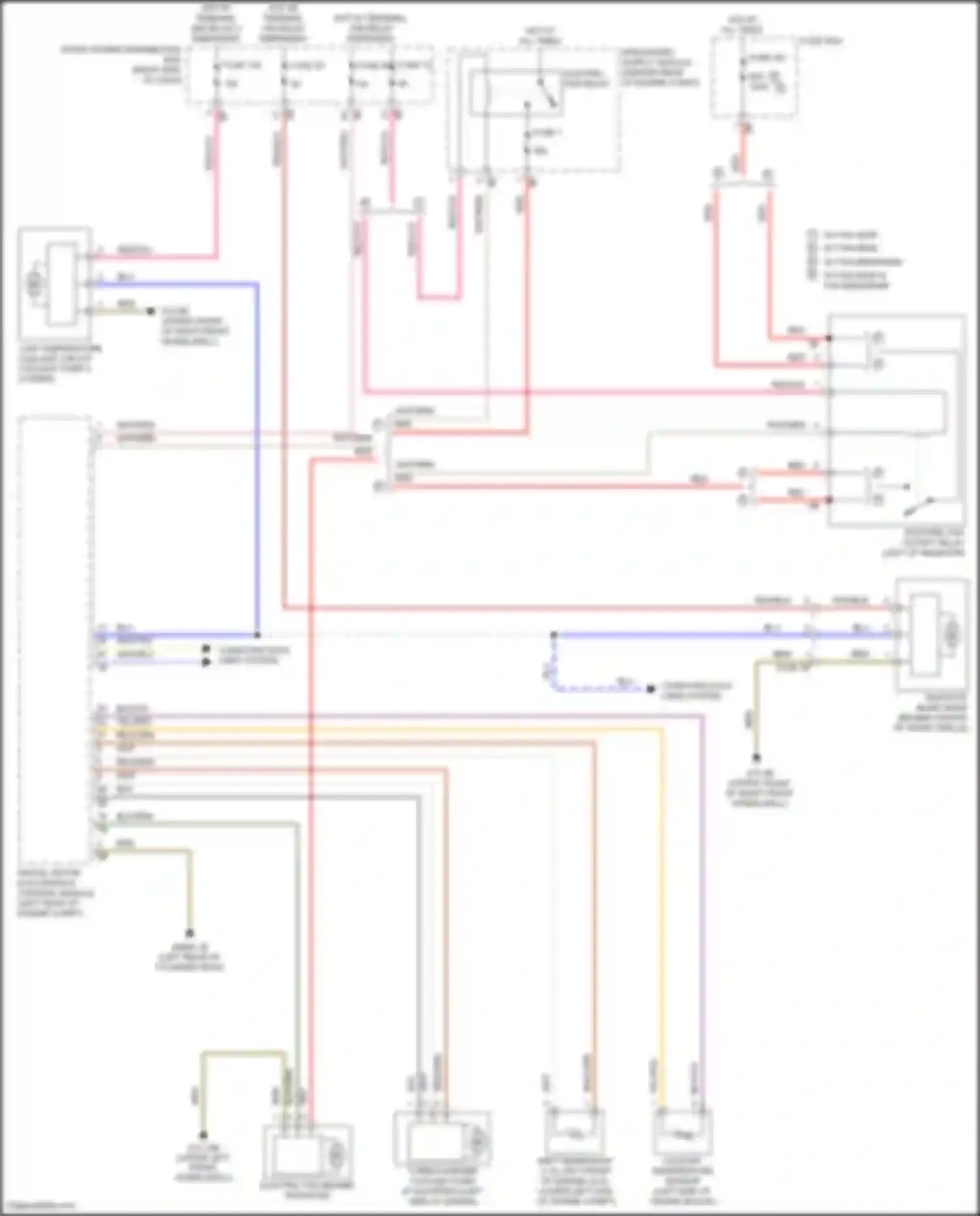Wiring diagram digital motor electronics control module for MINI John Cooper Works III facelift (2018-2021)