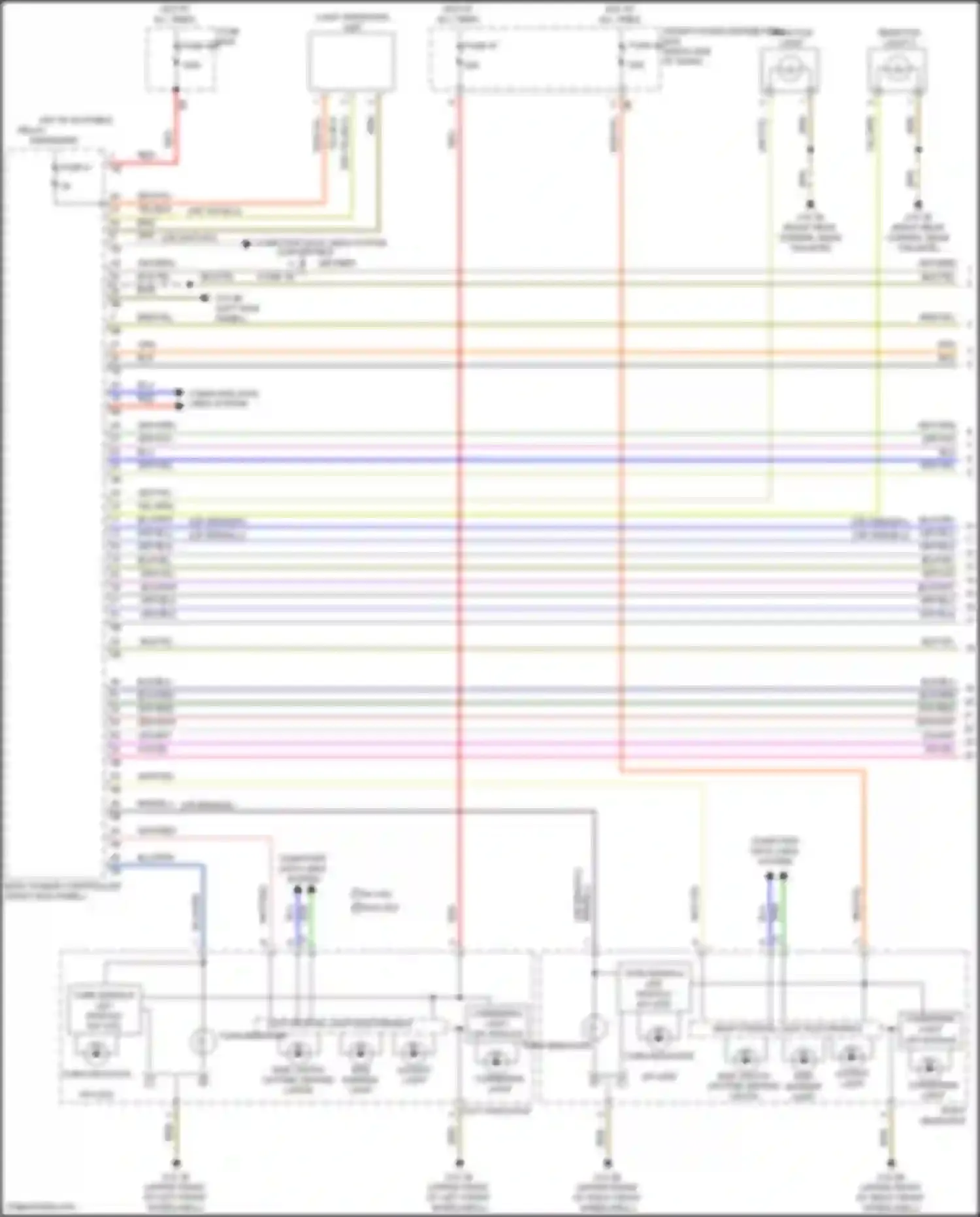 Wiring diagram light operating unit for MINI John Cooper Works III facelift (2018-2021)