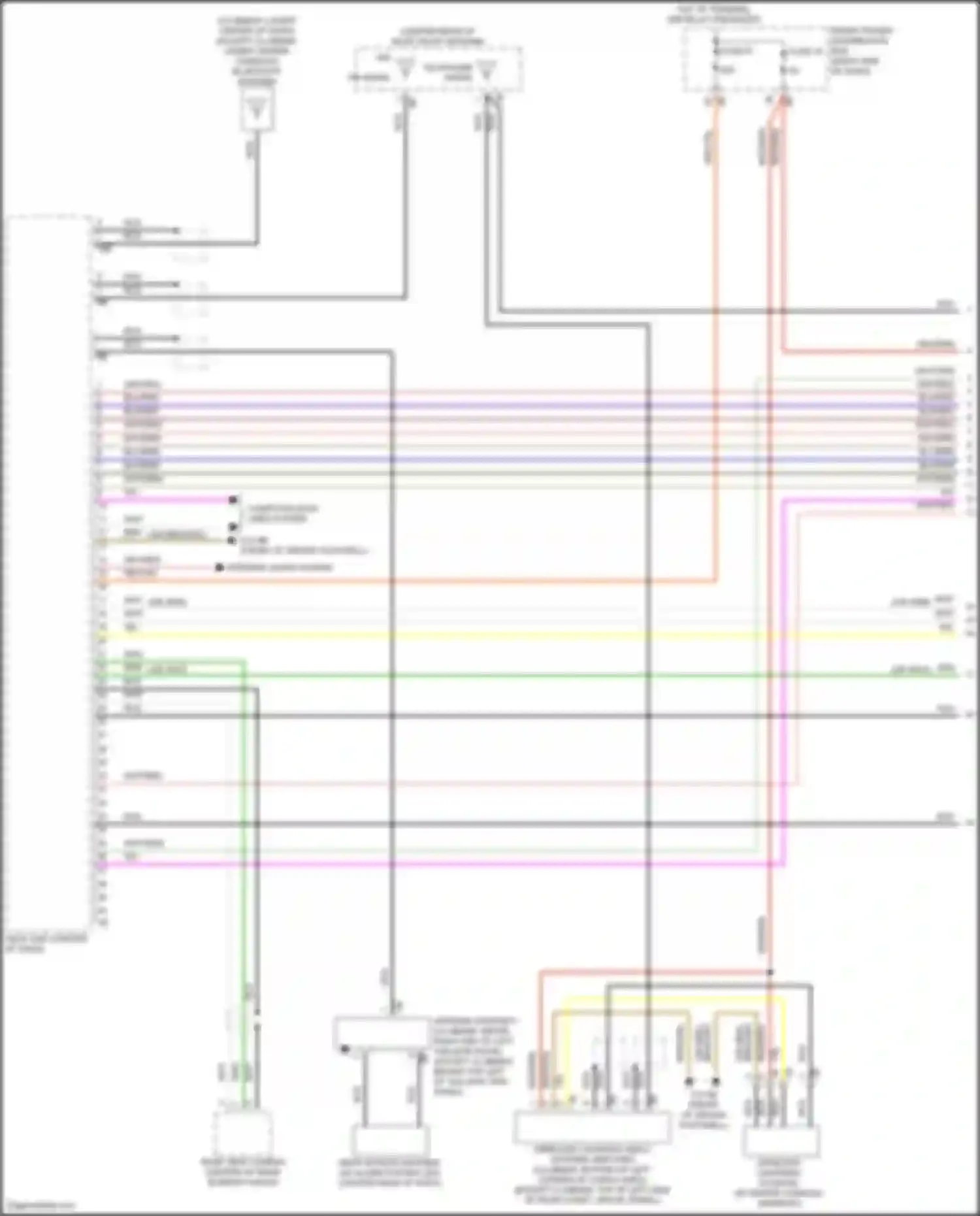Wiring diagram wireless charging storage for MINI John Cooper Works III facelift (2018-2021)