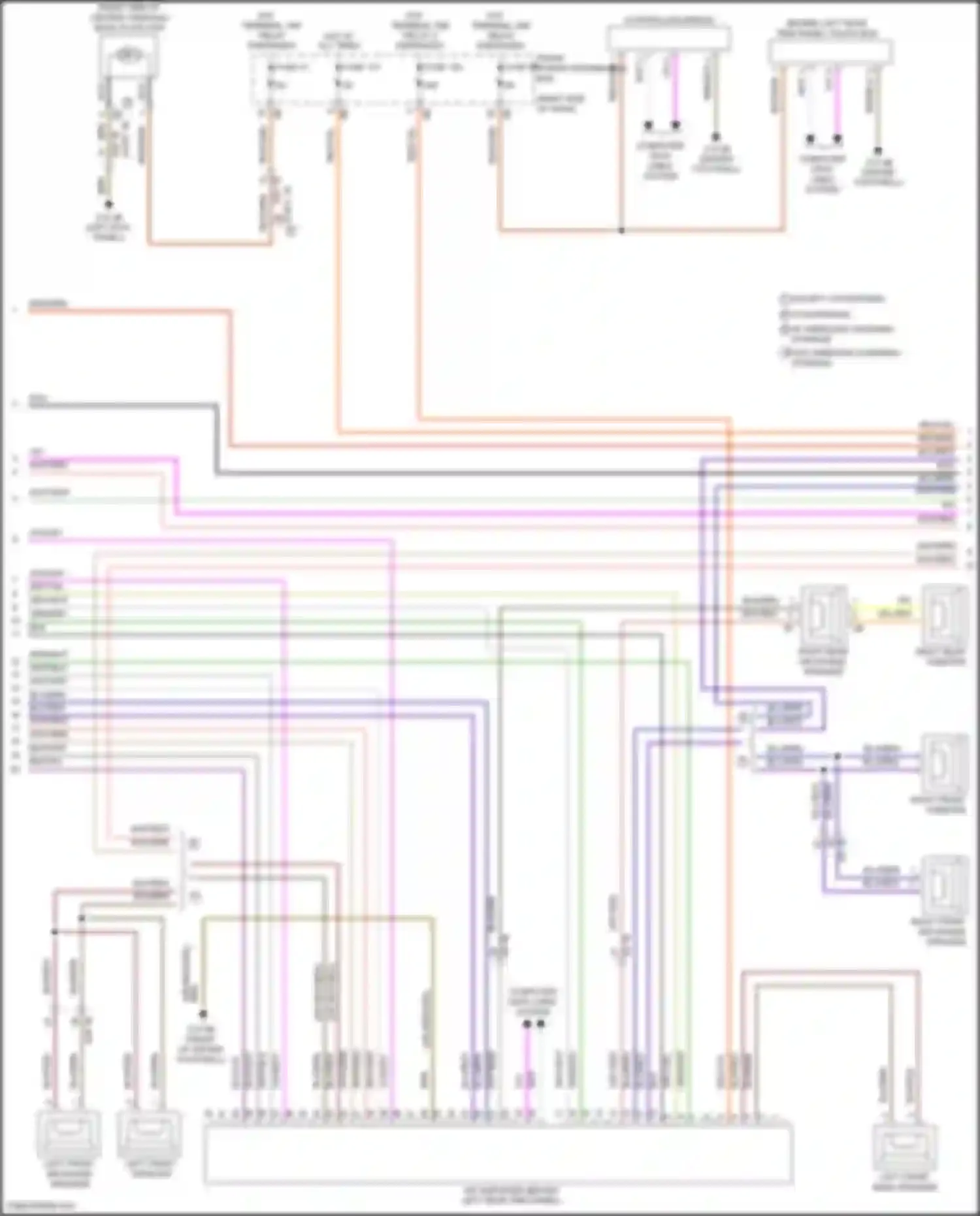 Wiring diagram body domain controller for MINI John Cooper Works III facelift (2018-2021)