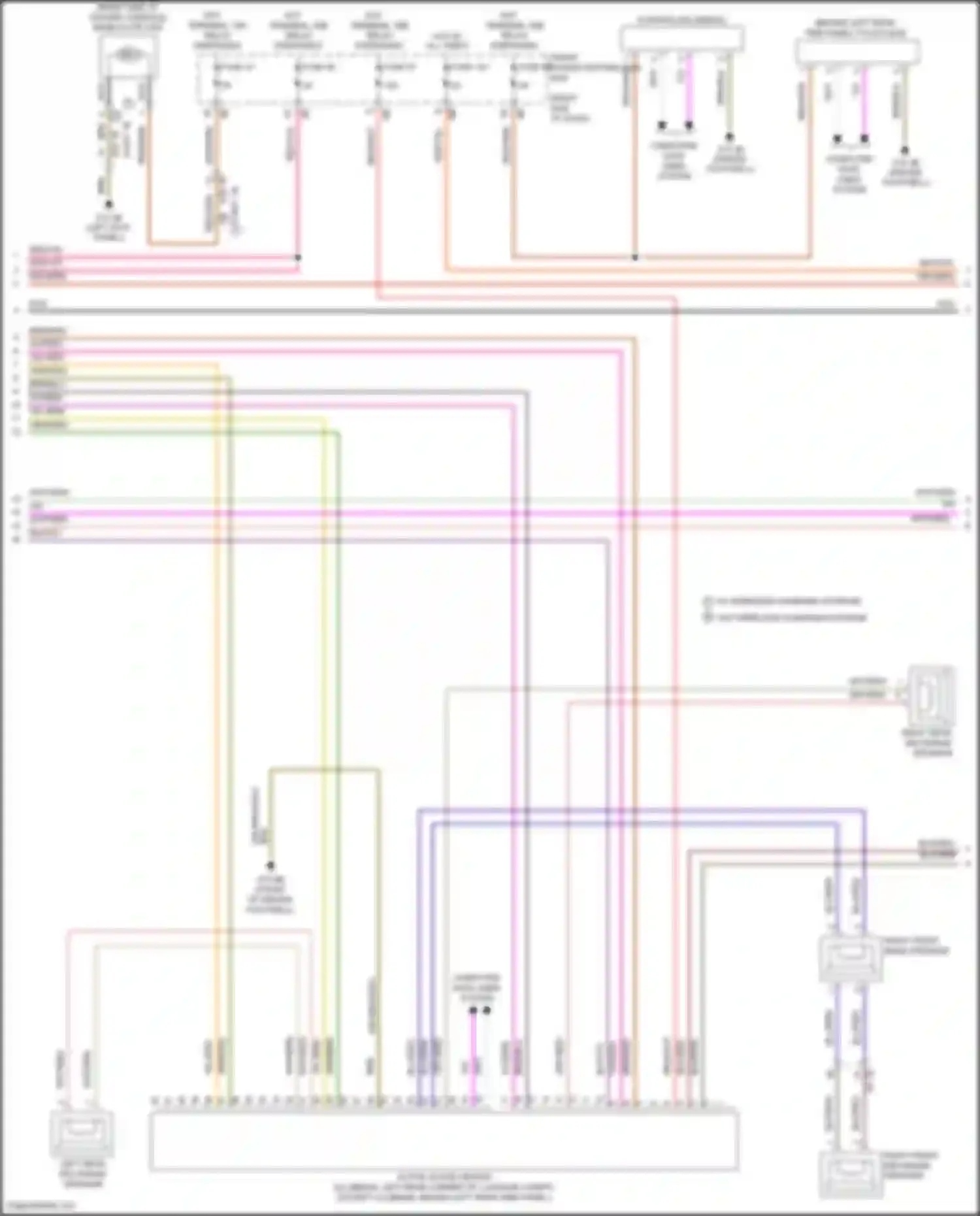 Wiring diagram left front tweeter for MINI John Cooper Works III facelift (2018-2021)