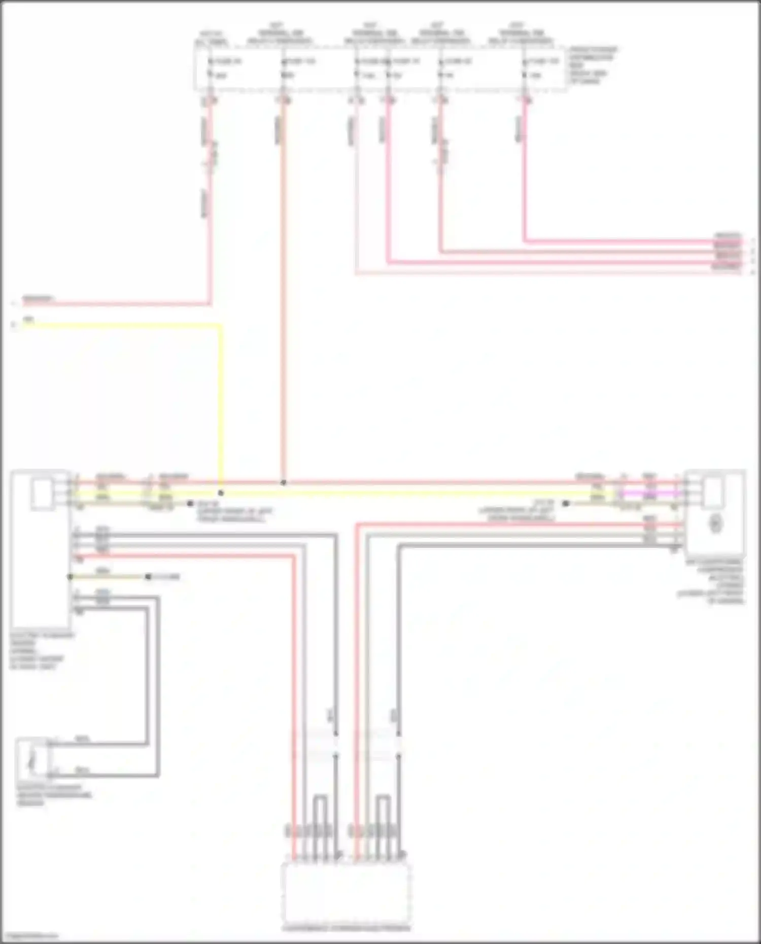 Wiring diagram high beam assistant sensor, control for MINI John Cooper Works III facelift (2018-2021)