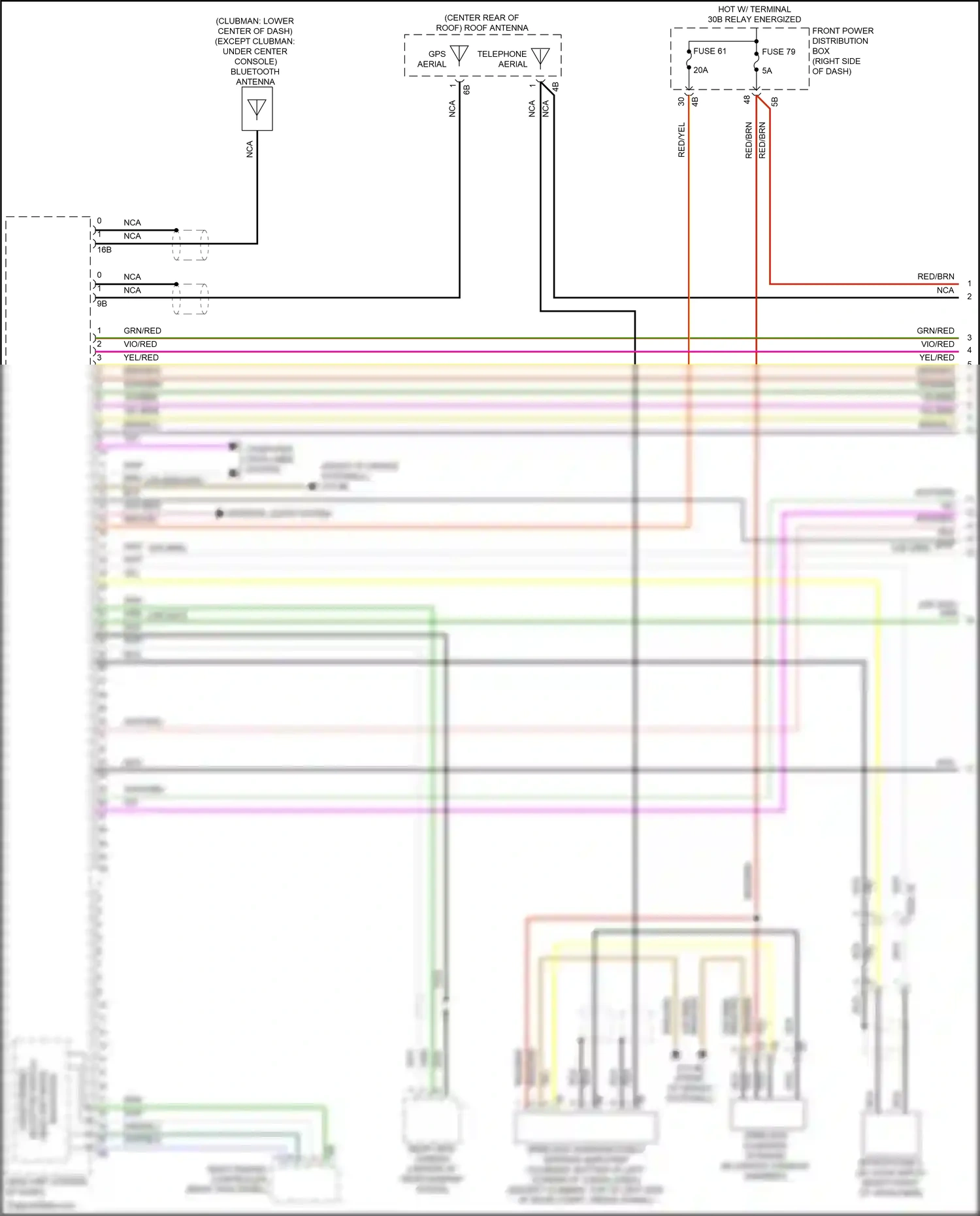 Wiring diagram nca for MINI John Cooper Works III facelift (2018-2021) (27 of 85)