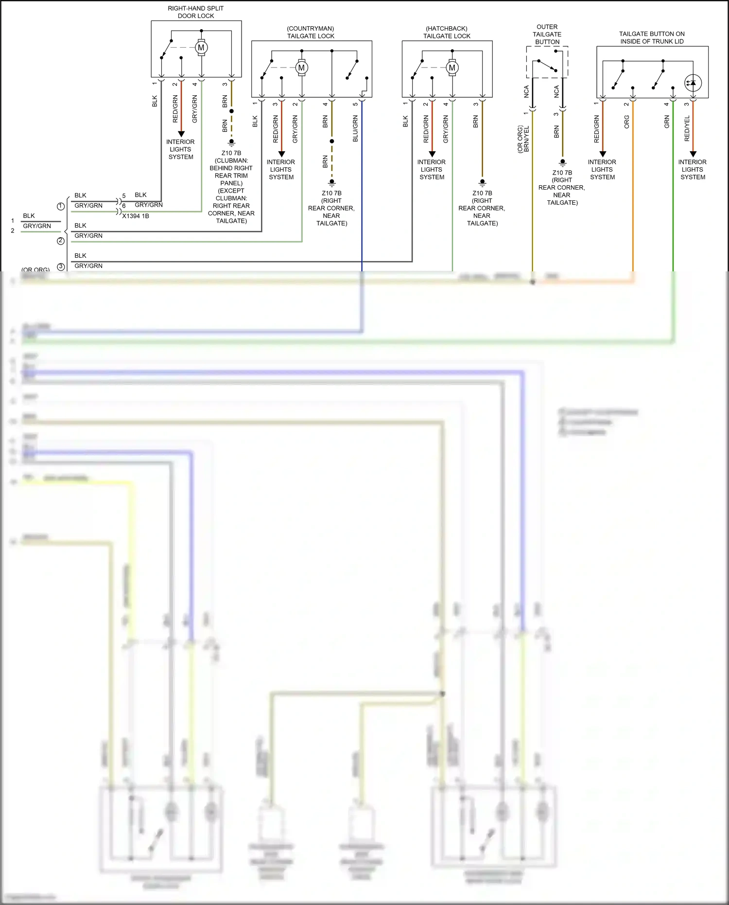 Wiring diagram nca for MINI John Cooper Works III facelift (2018-2021) (63 of 85)