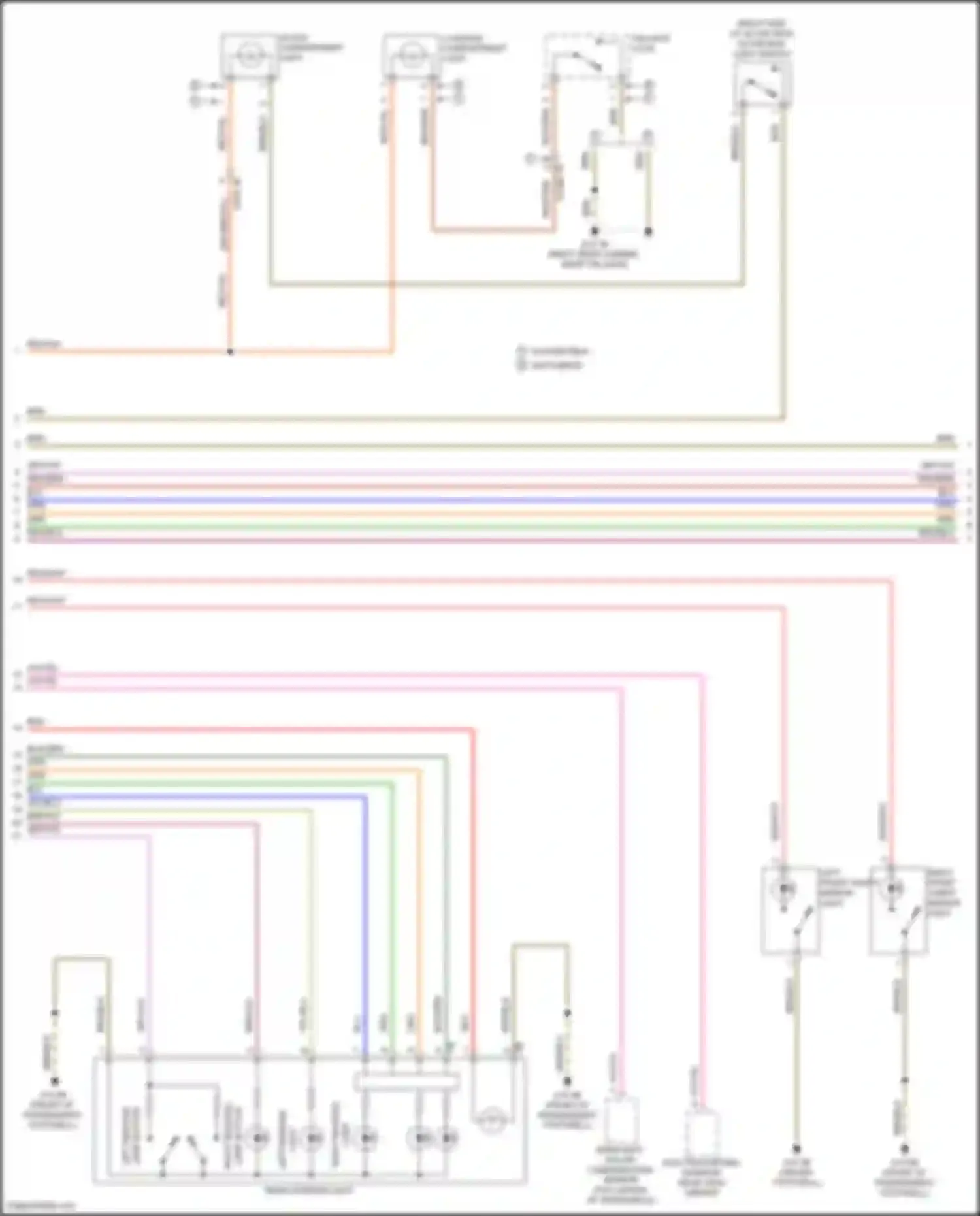 Wiring diagram lamp button for MINI John Cooper Works III facelift (2018-2021)