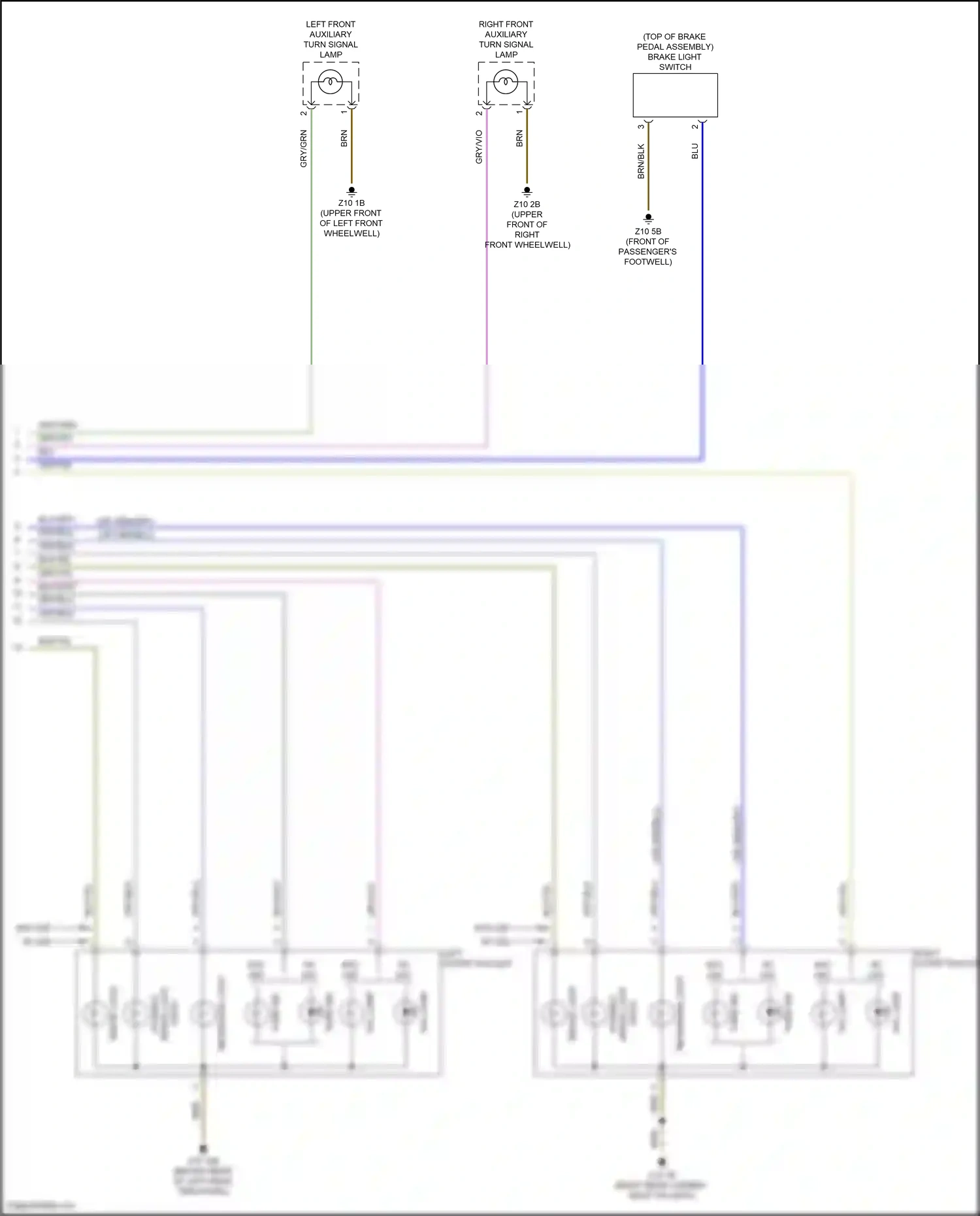 Wiring diagram reversing light for MINI John Cooper Works III facelift (2018-2021) (2 of 2)