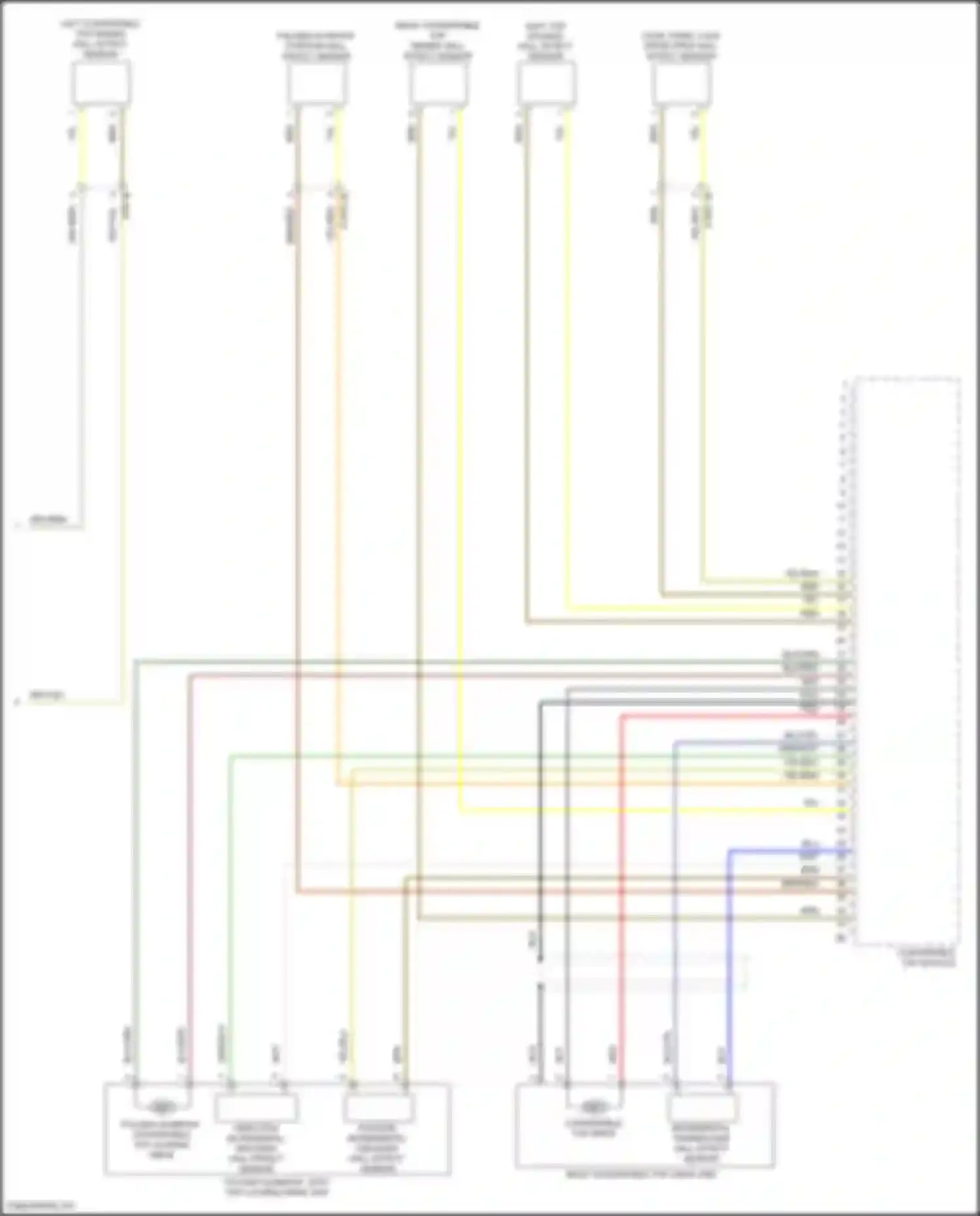 Wiring diagram direction incremental encoder hall effect sensor for MINI John Cooper Works III facelift (2018-2021)