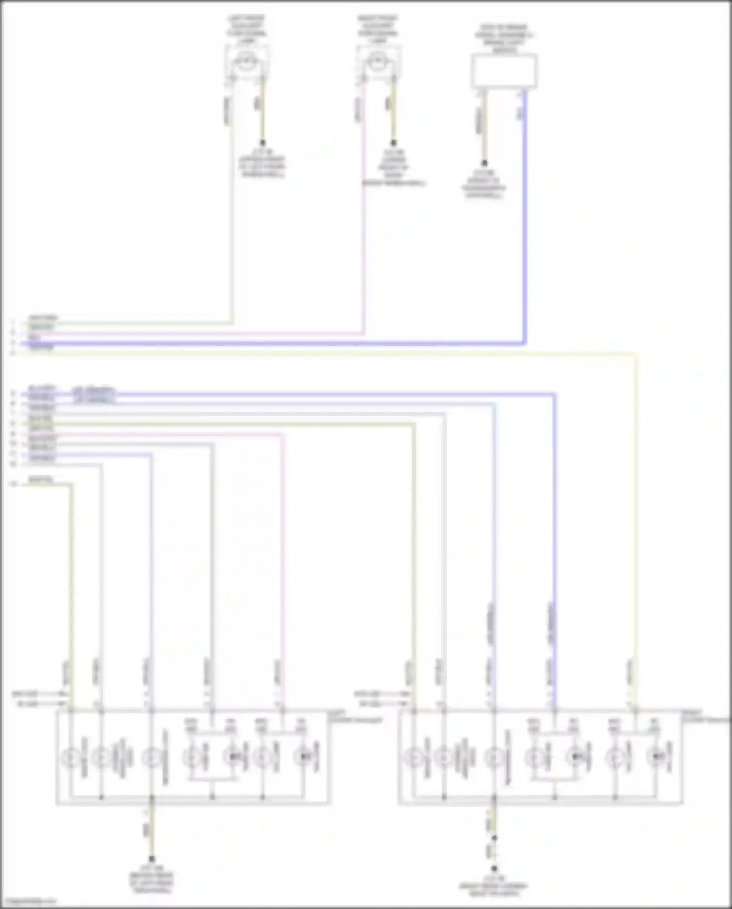 Wiring diagram reversing light for MINI John Cooper Works III facelift (2018-2021)