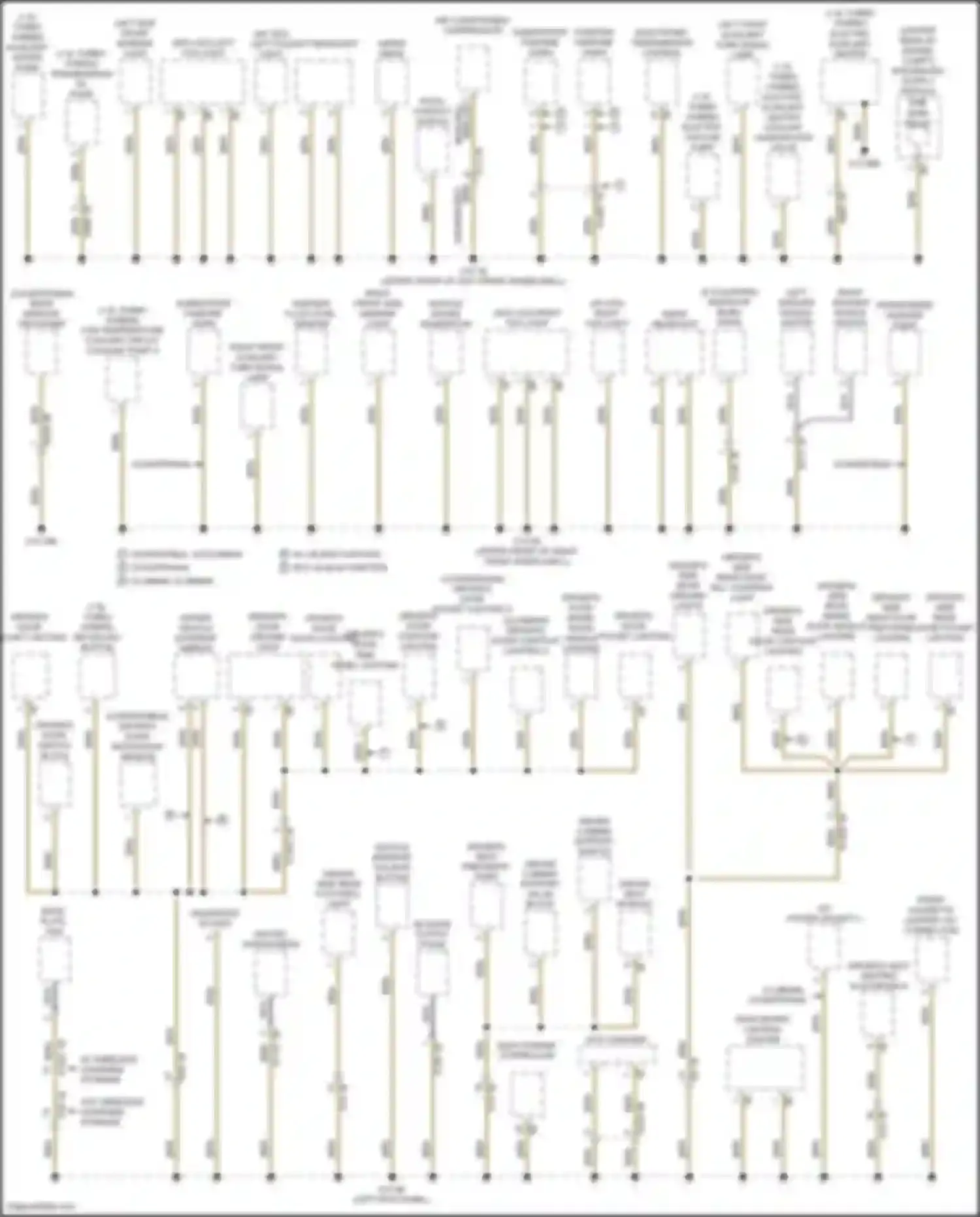 Wiring diagram w/ lin bus function w/o lin bus function for MINI John Cooper Works III facelift (2018-2021)