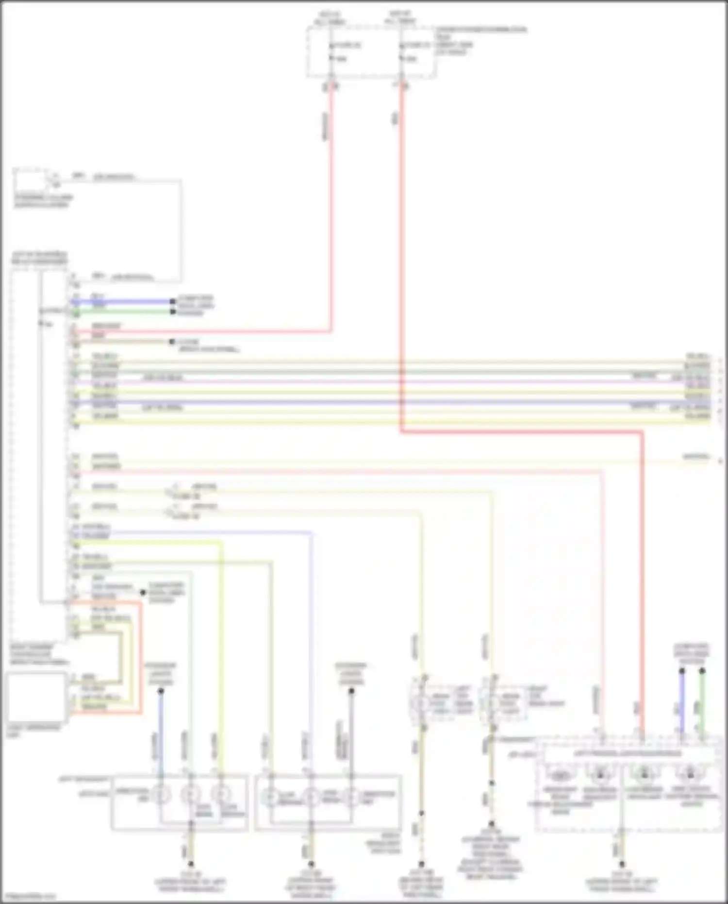Wiring diagram light operating unit for MINI John Cooper Works III facelift (2018-2021)
