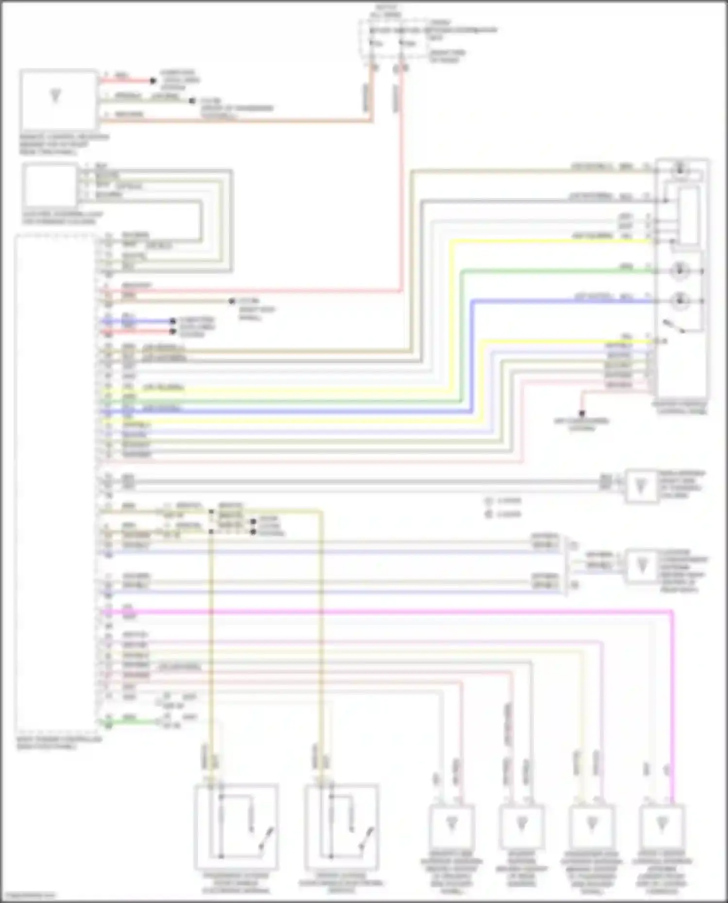 Wiring diagram computer data lines for MINI John Cooper Works III facelift (2018-2021)