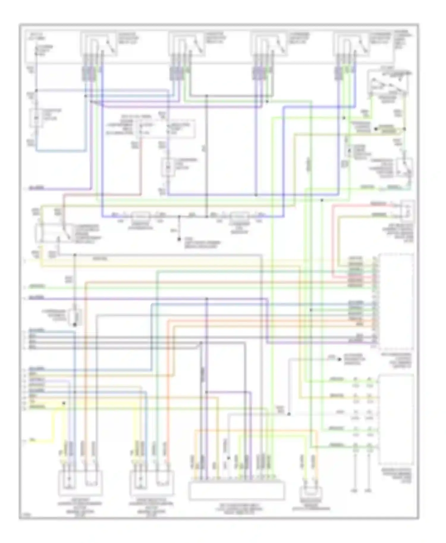 Diamante Mitsubishi I (1989-1997): 3.0l dohc, air conditioning circuits (2 of 2)