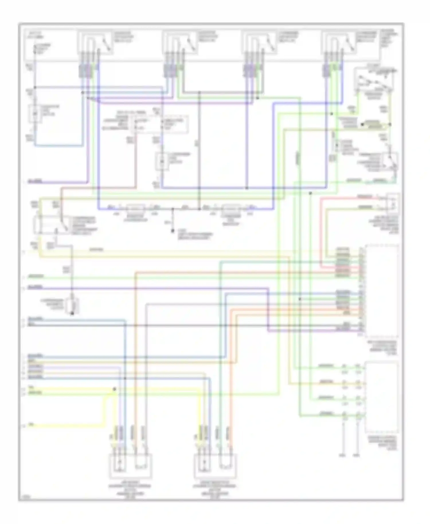 Diamante Mitsubishi I (1989-1997): 3.0l sohc, air conditioning circuits (2 of 2)