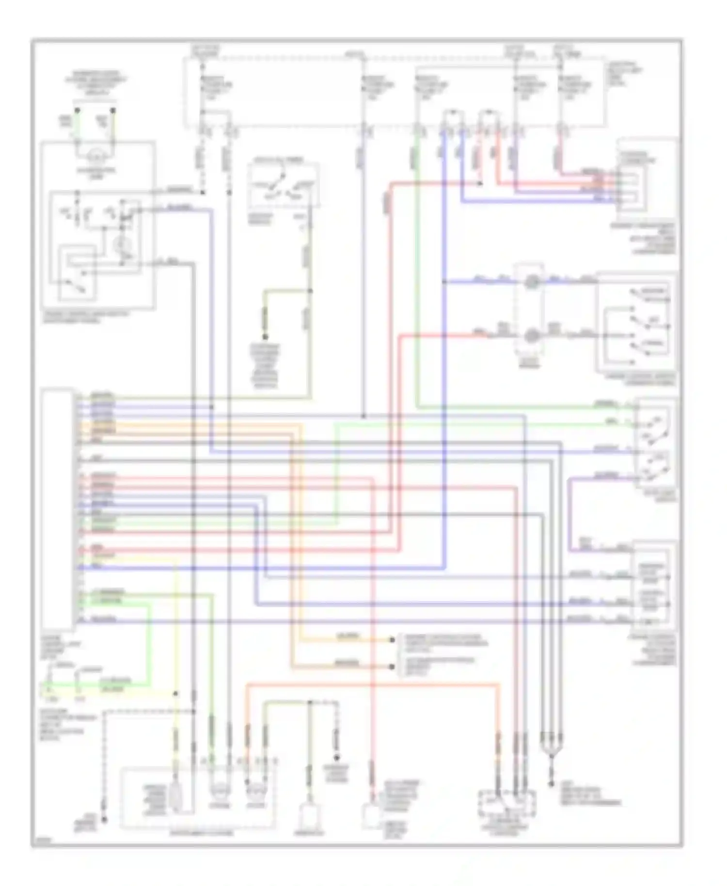 Diamante Mitsubishi I (1989-1997): Cruise control circuit