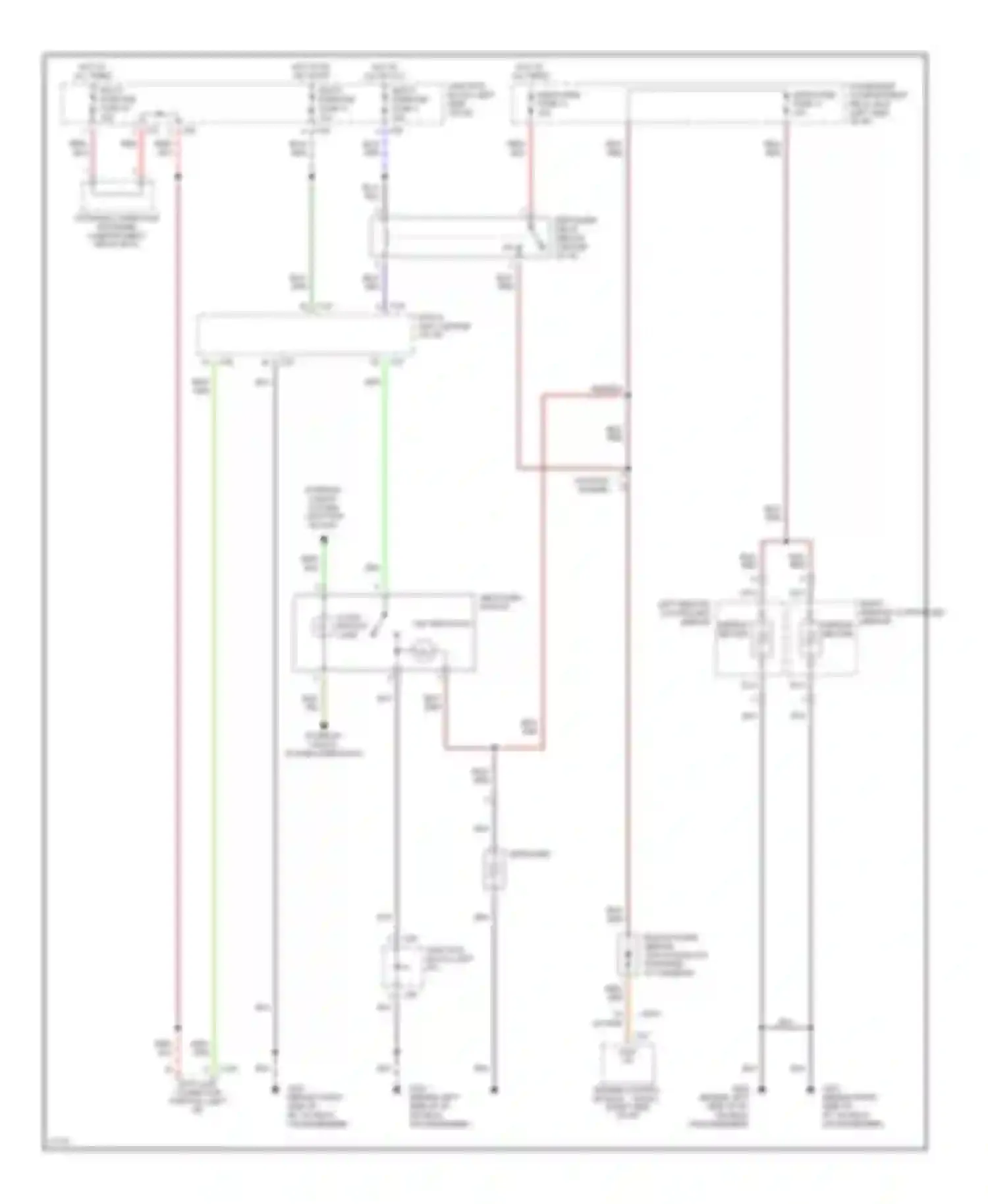 Diamante Mitsubishi I (1989-1997): Defogger circuit