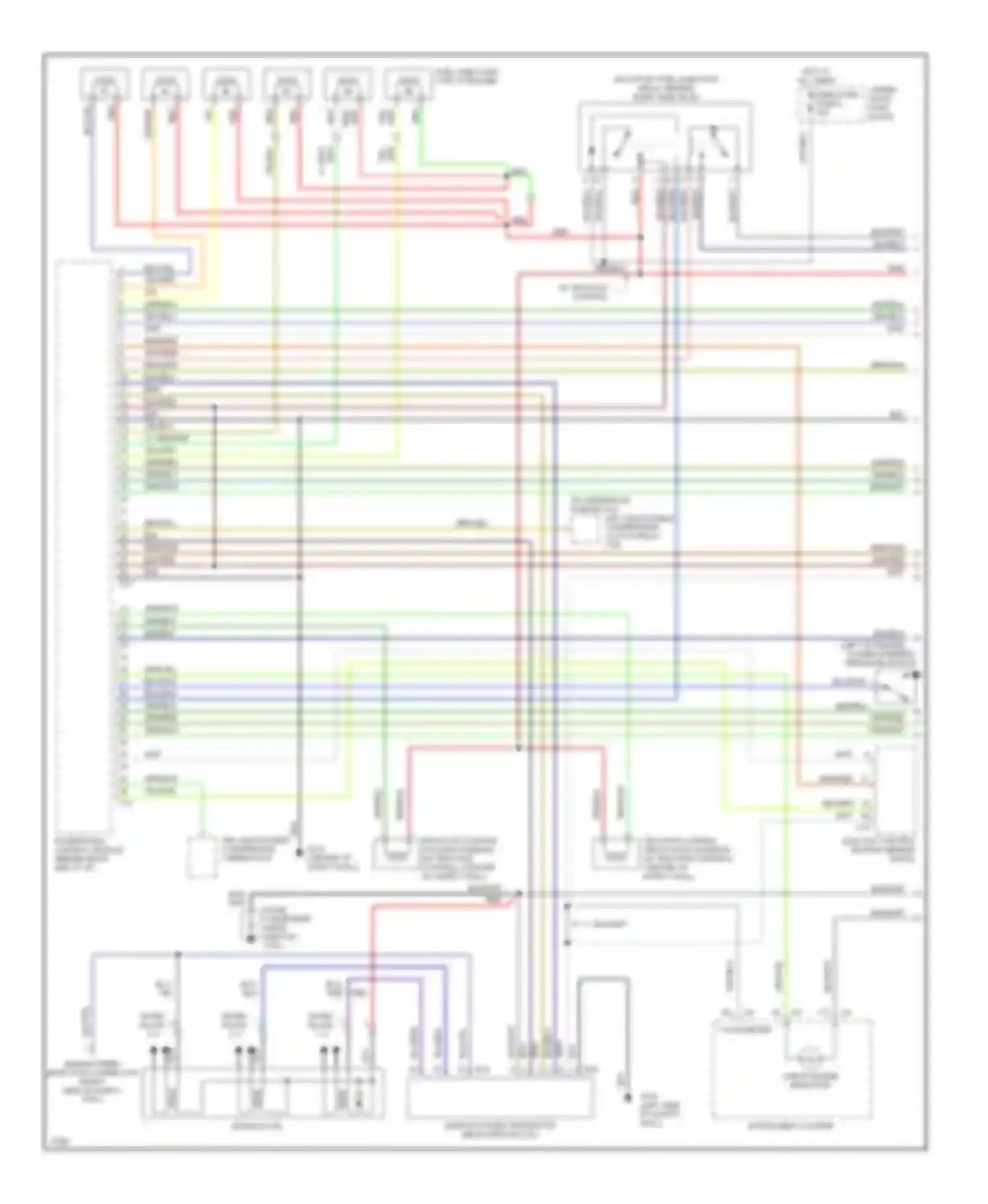 Diamante Mitsubishi I (1989-1997): Wiring diagram engine performance 3.0l dohcs (1 of 3)
