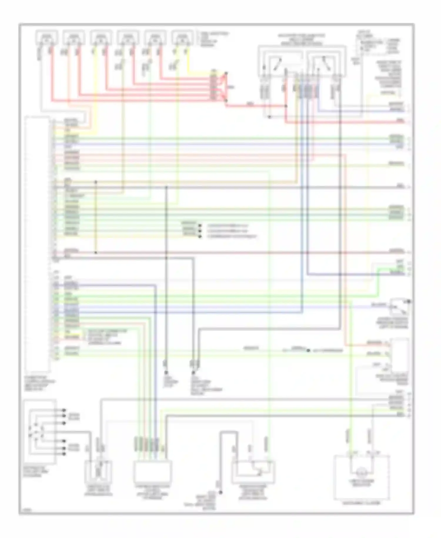 Diamante Mitsubishi I (1989-1997): Wiring diagram engine performance 3.0l sohcs (1 of 3)
