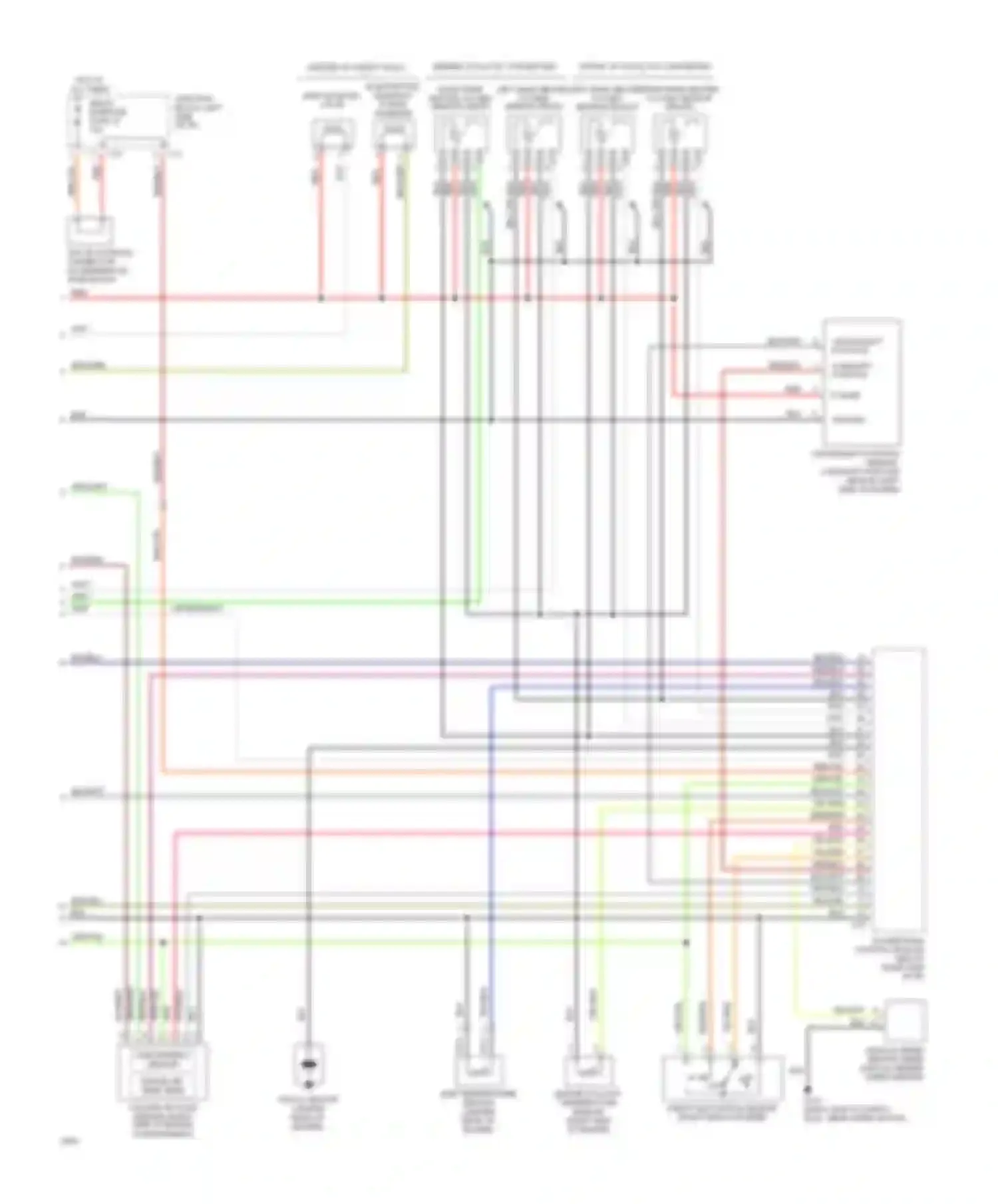 Diamante Mitsubishi I (1989-1997): Wiring diagram engine performance 3.0l sohcs (3 of 3)
