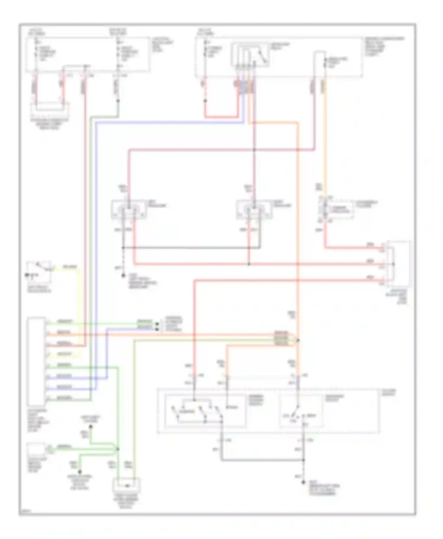 Diamante Mitsubishi I (1989-1997): Headlight circuit