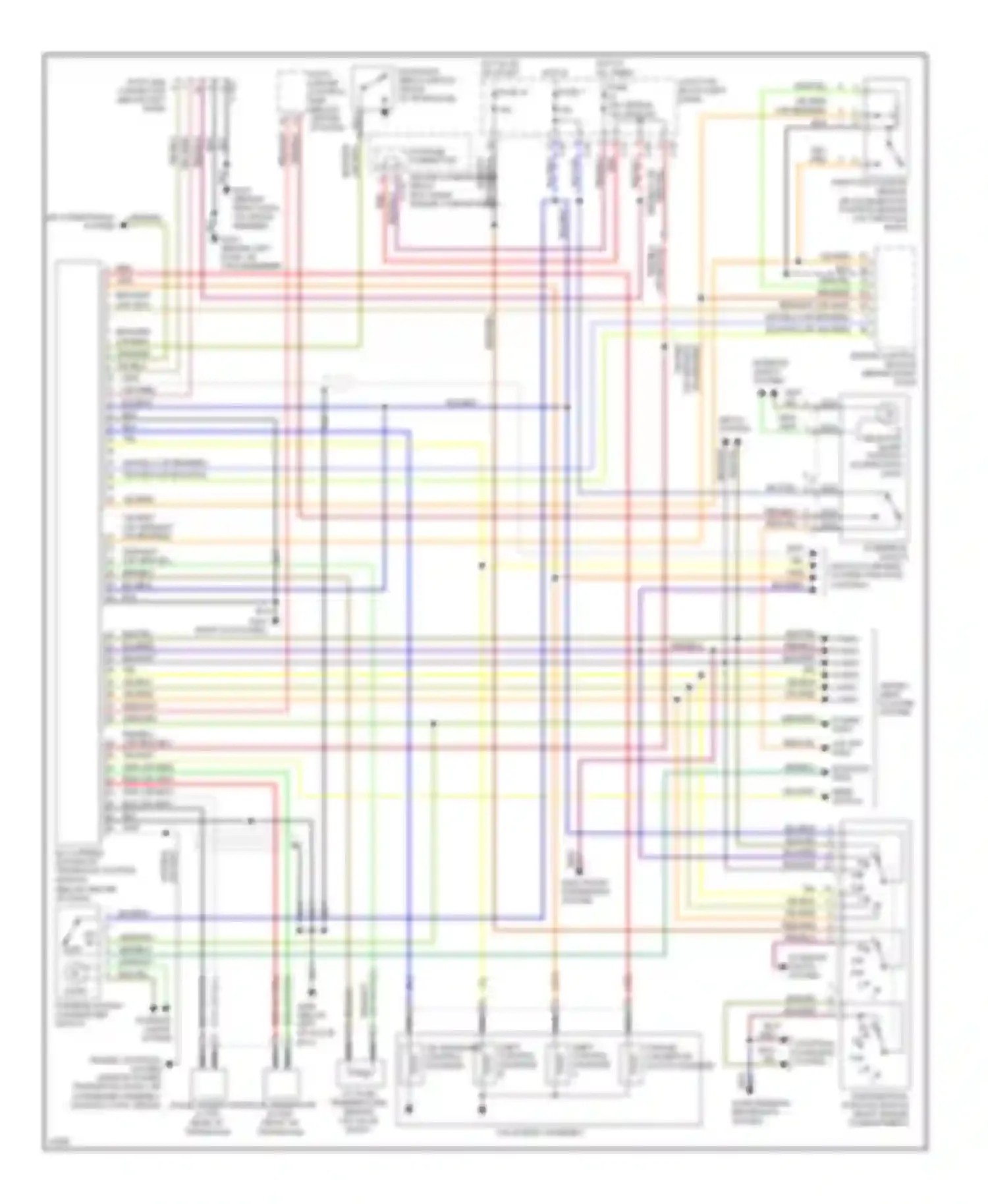 Diamante Mitsubishi I (1989-1997): Transmission circuit