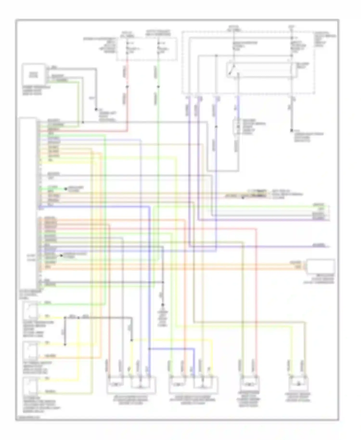 Diamante Mitsubishi II (1995-2005): Automatic a/c circuit (1 of 2)