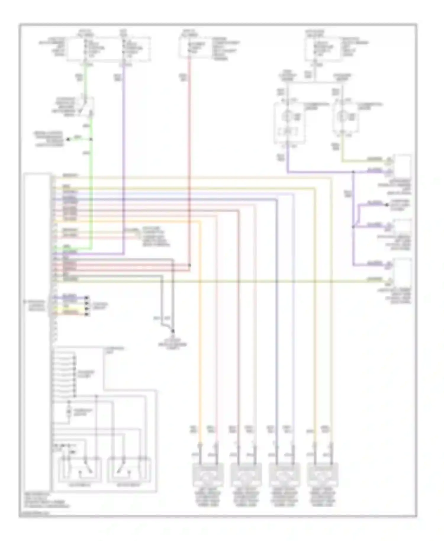 Diamante Mitsubishi II (1995-2005): Anti-lock brakes circuit