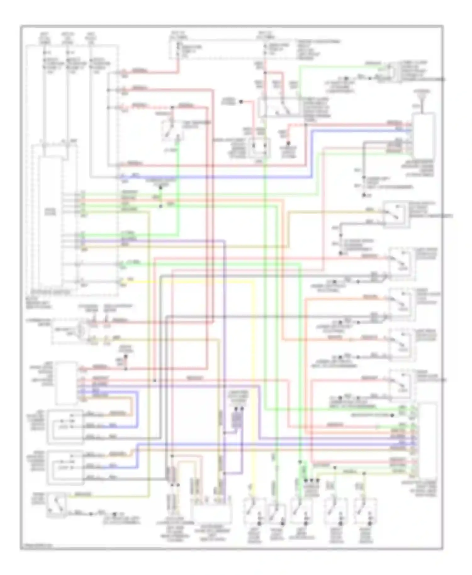 Diamante Mitsubishi II (1995-2005): Forced entry circuit