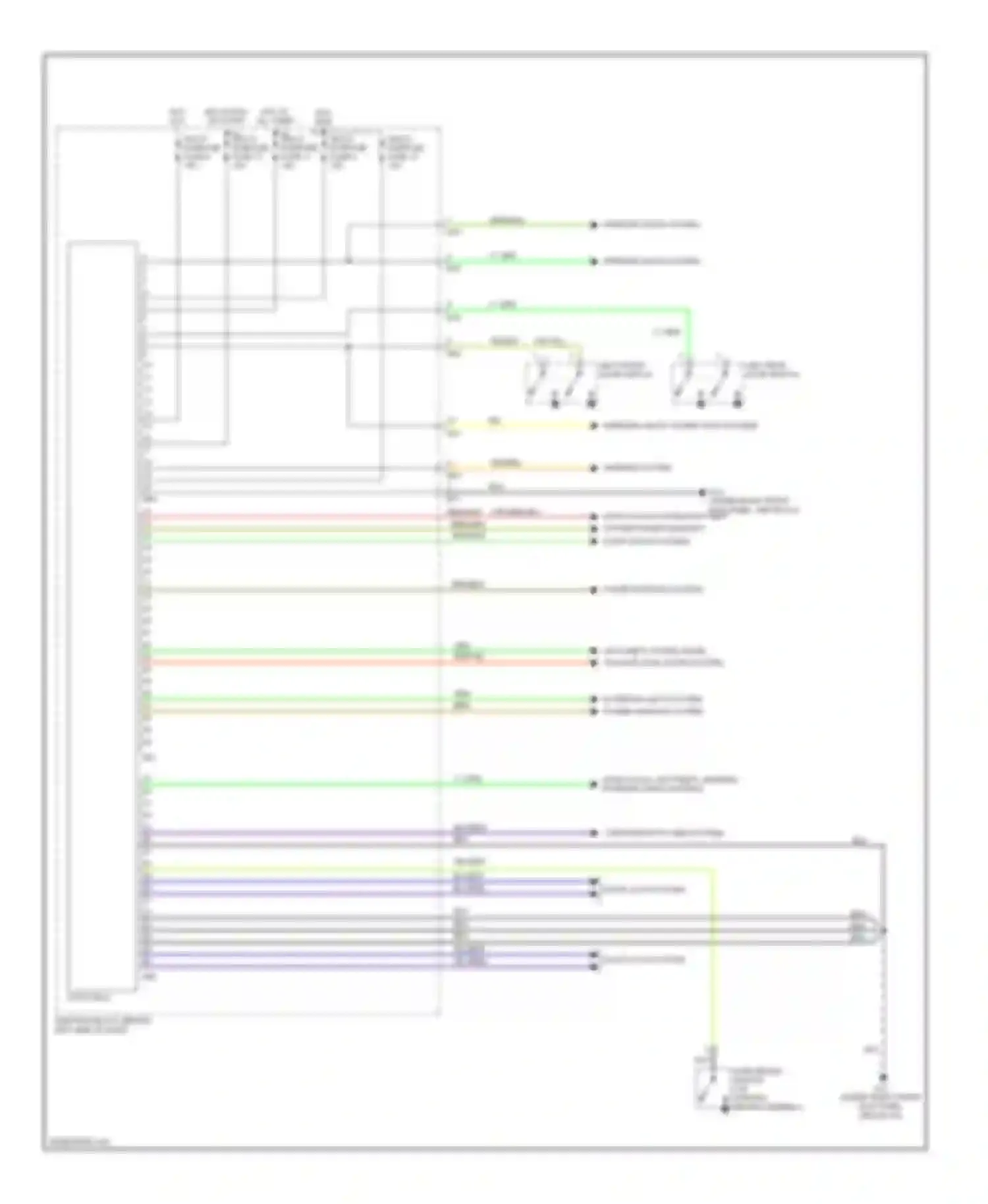 Diamante Mitsubishi II (1995-2005): Etacs ecu circuit