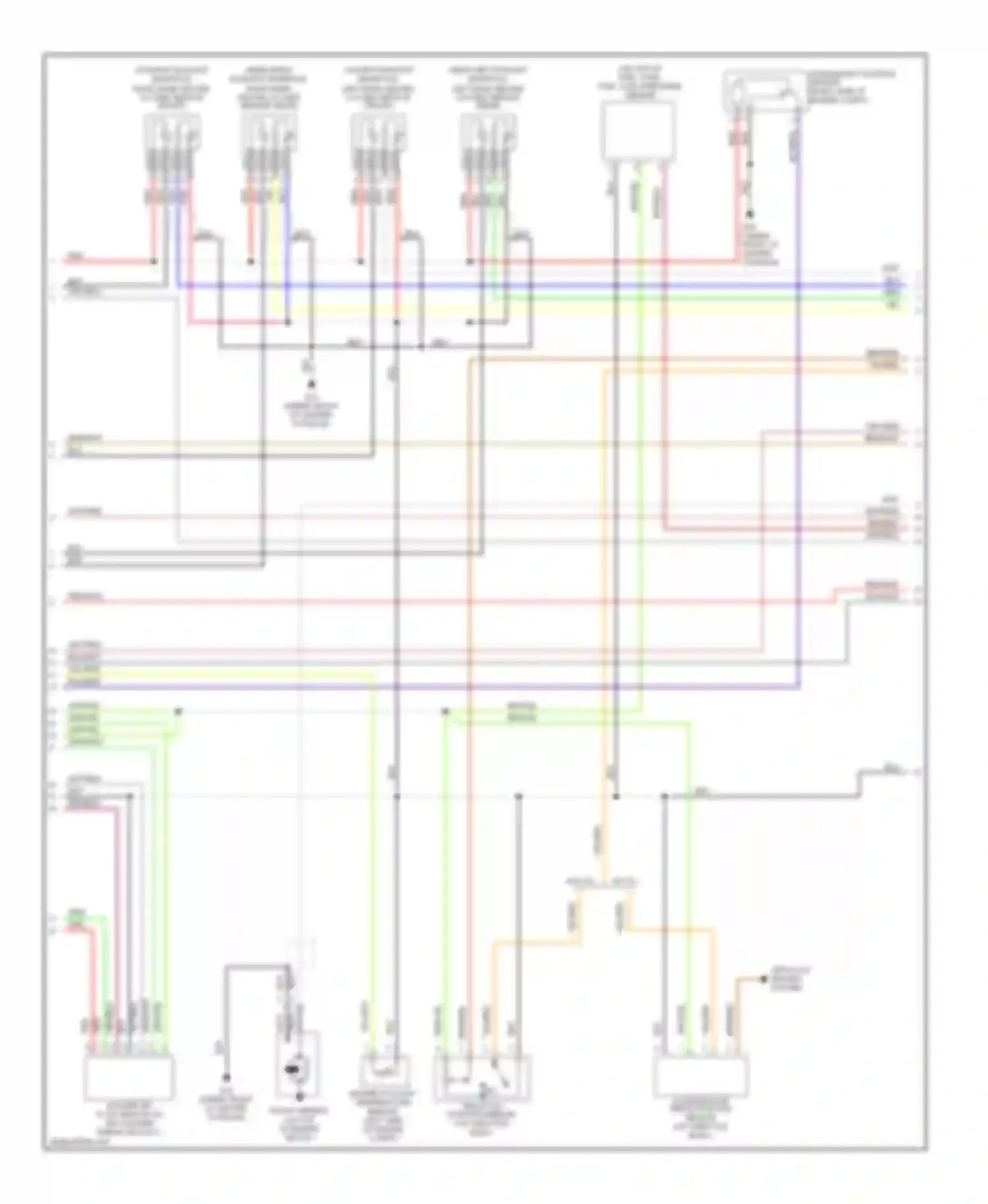 Diamante Mitsubishi II (1995-2005): Wiring diagram engine performance 3.5l (3 of 4)