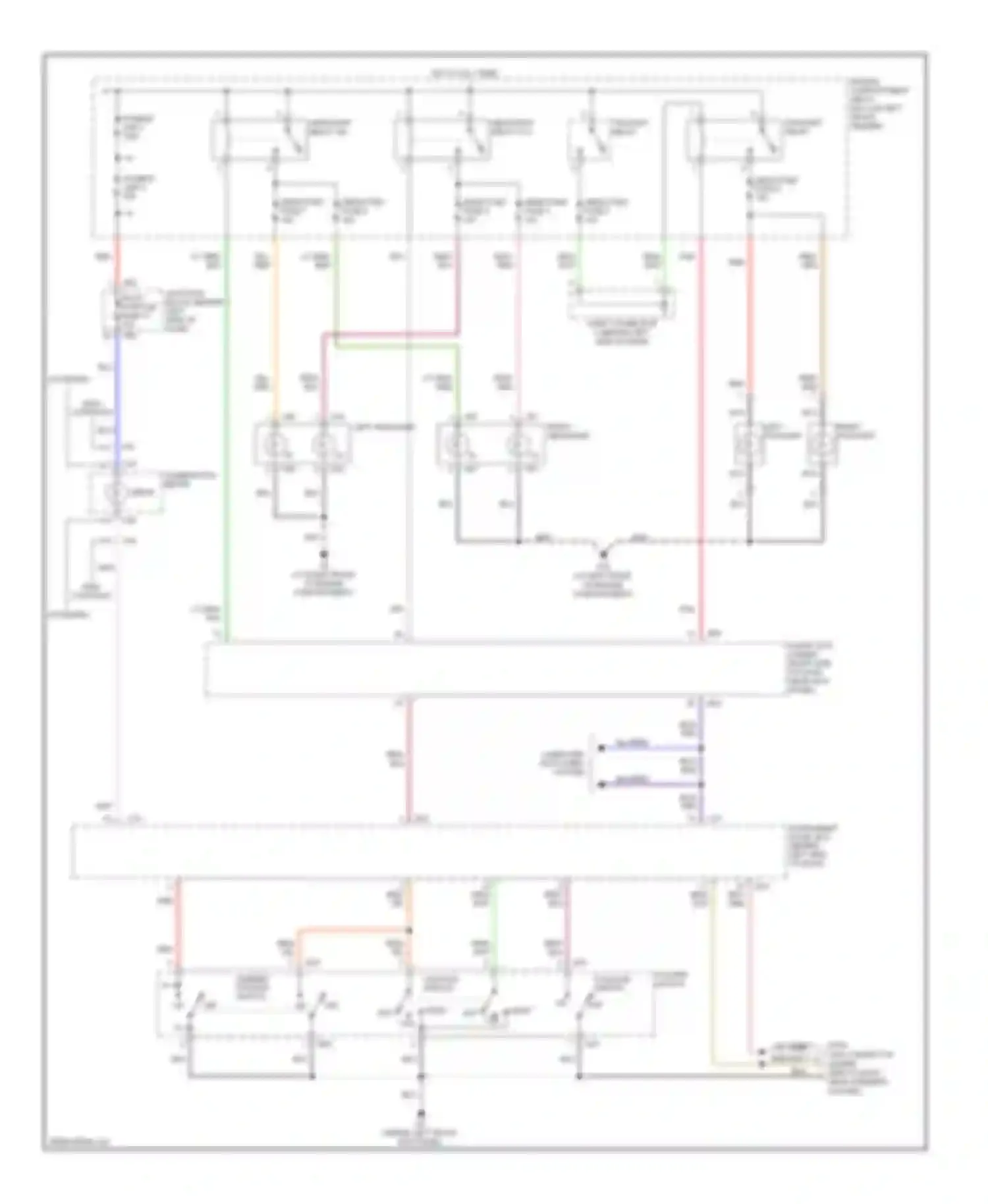Diamante Mitsubishi II (1995-2005): Headlights circuit