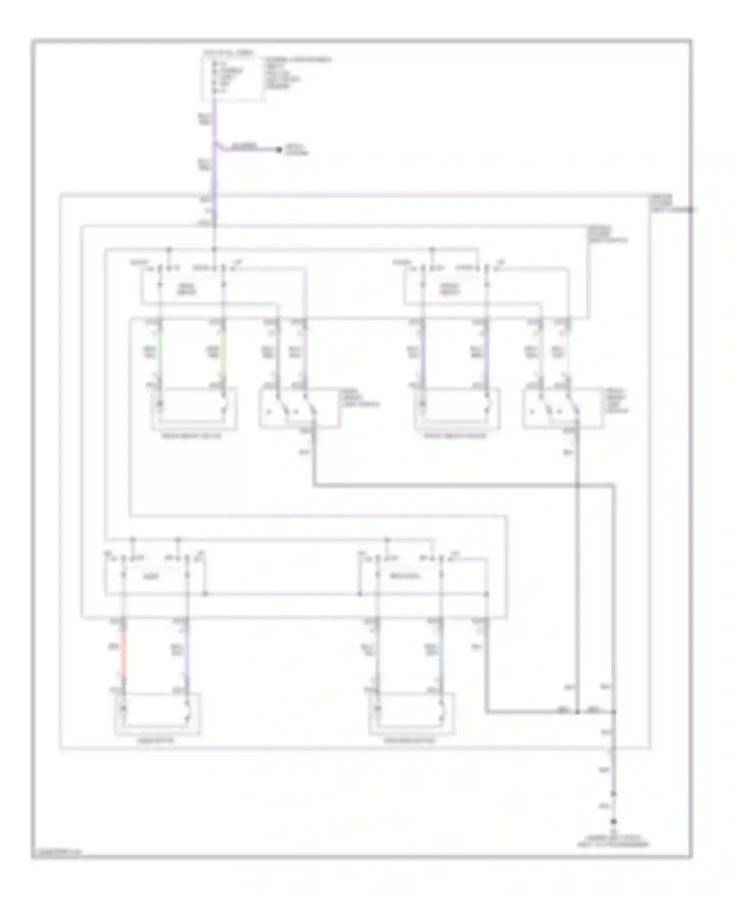 Diamante Mitsubishi II (1995-2005): Driver seat circuit