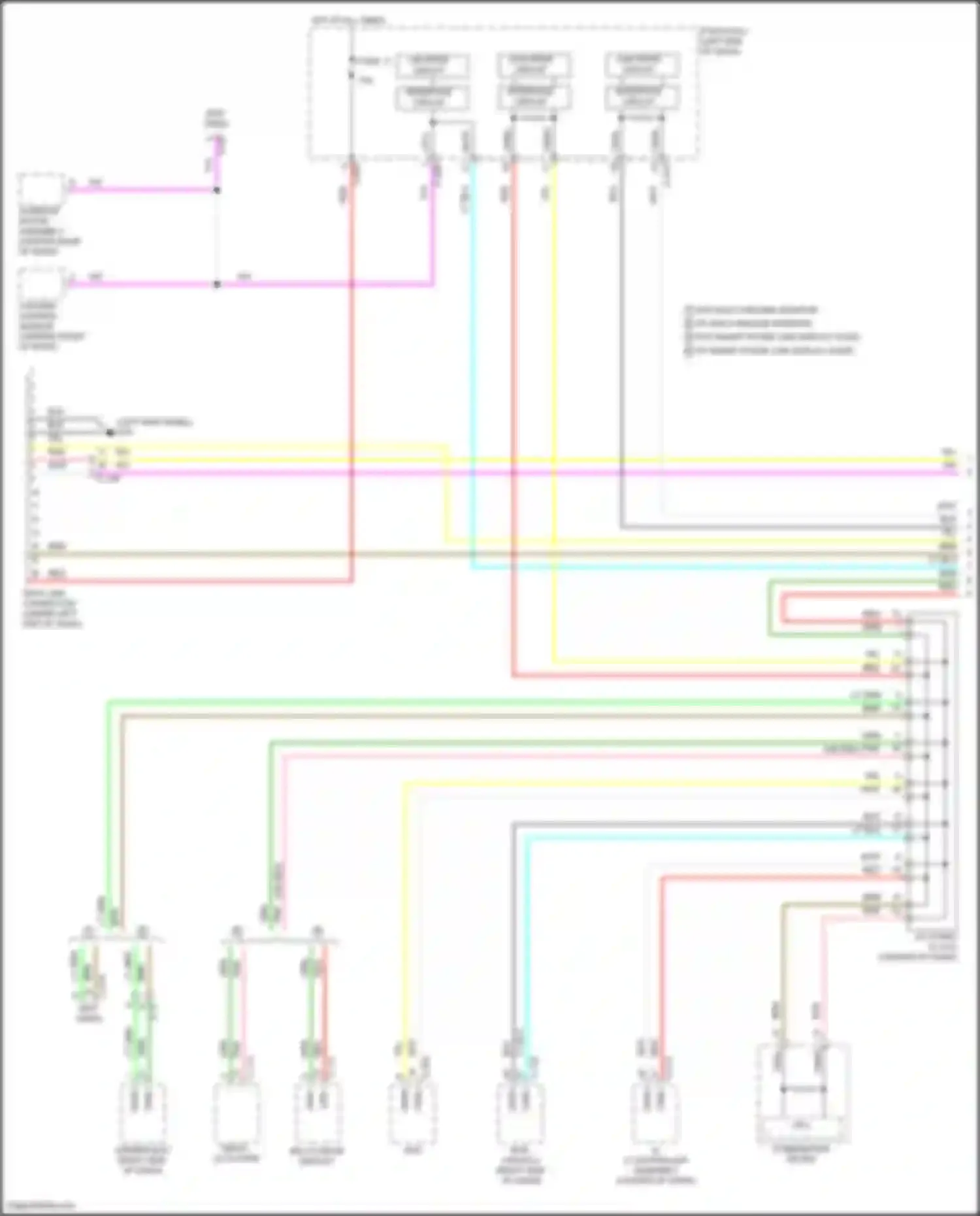 Eclipse Cross Mitsubishi I facelift (2020-2024): Computer data lines circuit (1 of 3)