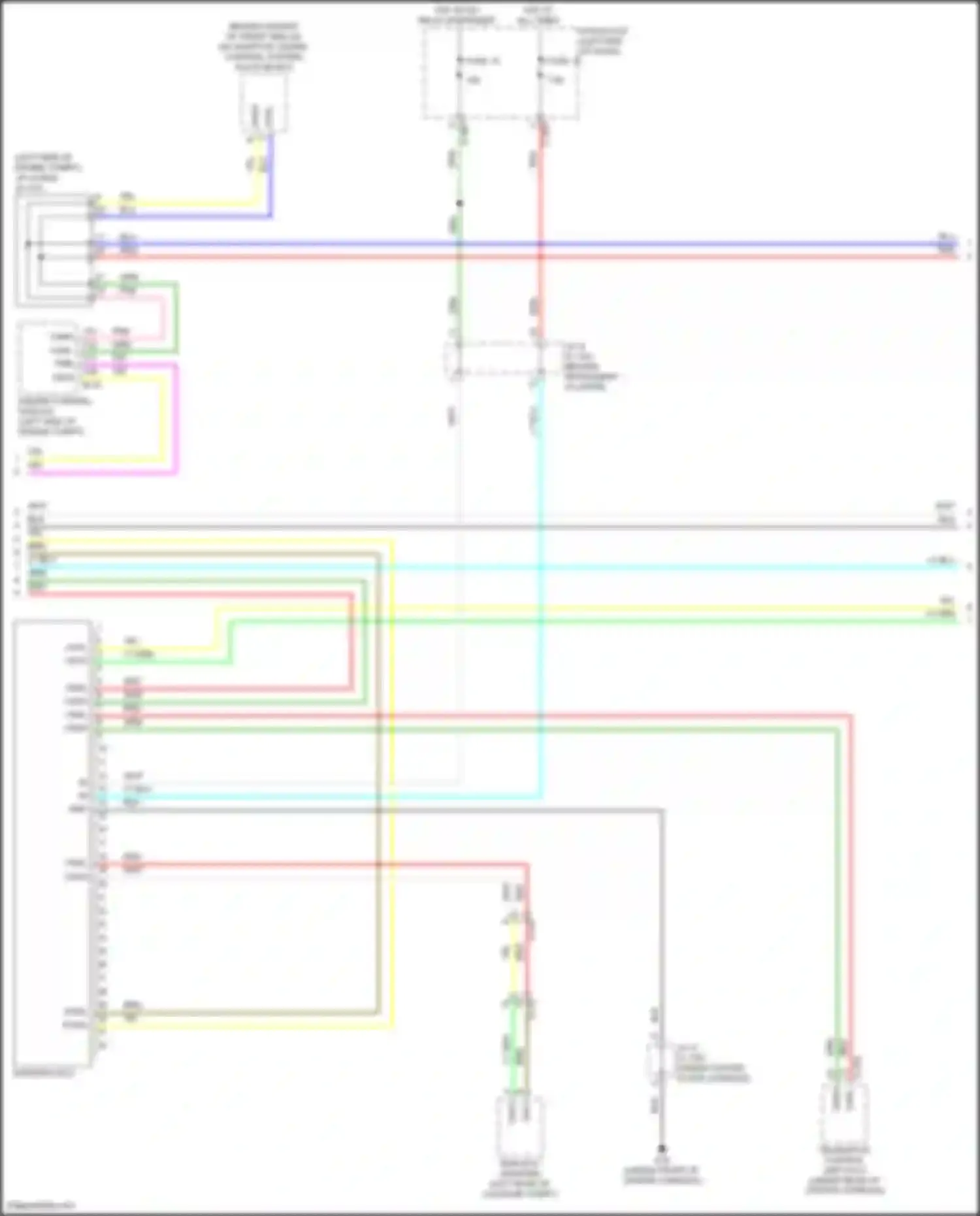 Eclipse Cross Mitsubishi I facelift (2020-2024): Computer data lines circuit (2 of 3)