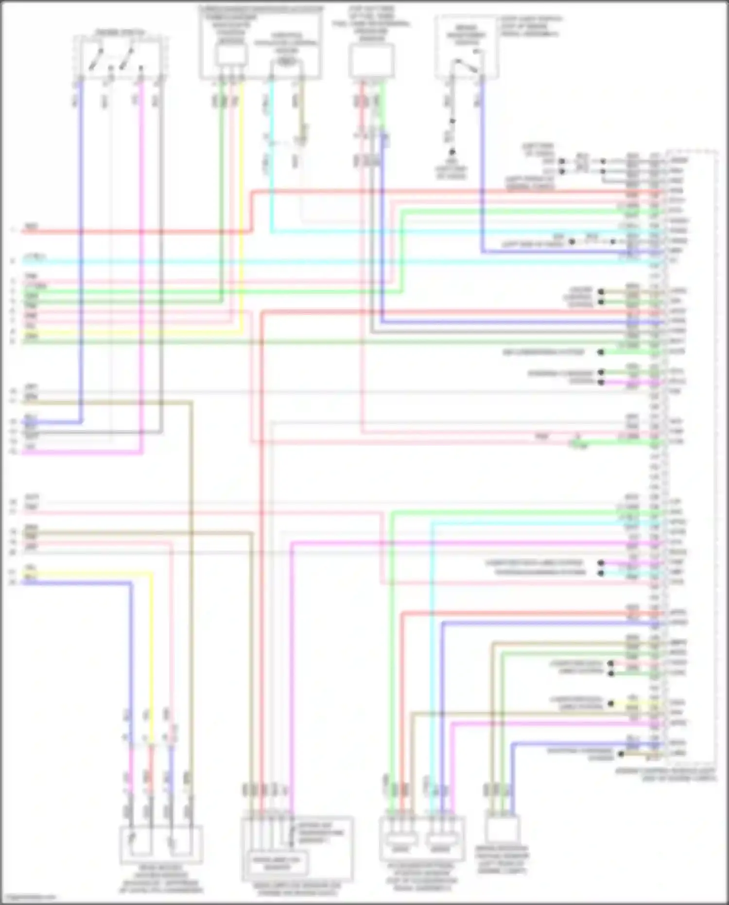Eclipse Cross Mitsubishi I facelift (2020-2024): Wiring diagram engine performance 1.5l turbo (5 of 5)