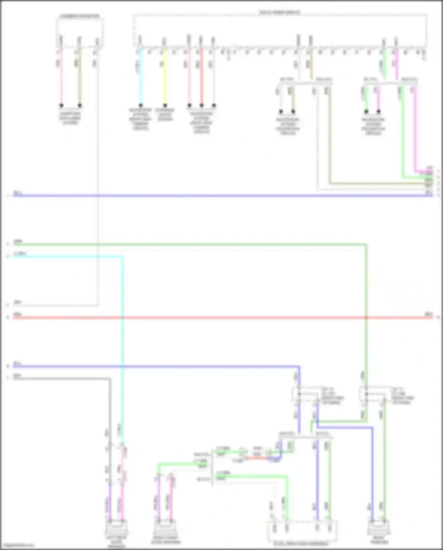 Eclipse Cross Mitsubishi I facelift (2020-2024): Navigation circuit, w/o amplifier (2 of 3)