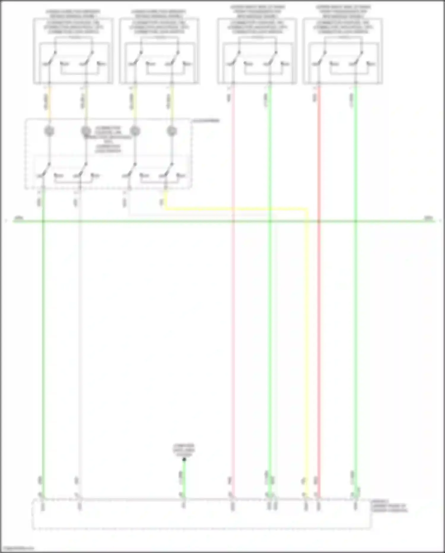 Eclipse Cross Mitsubishi I facelift (2020-2024): Supplemental restraints circuit (2 of 5)