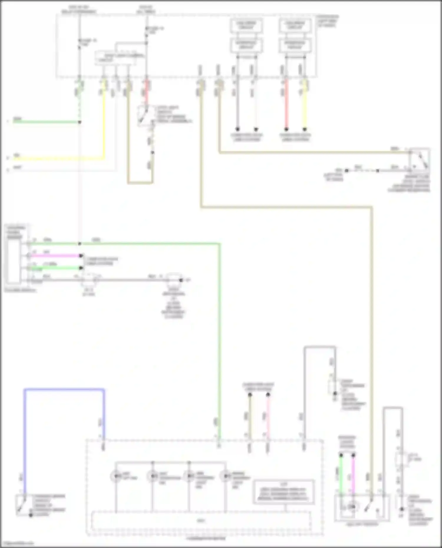 Wiring diagram abs warning light ind for Mitsubishi Eclipse Cross I facelift (2020-2024) (1 of 2)