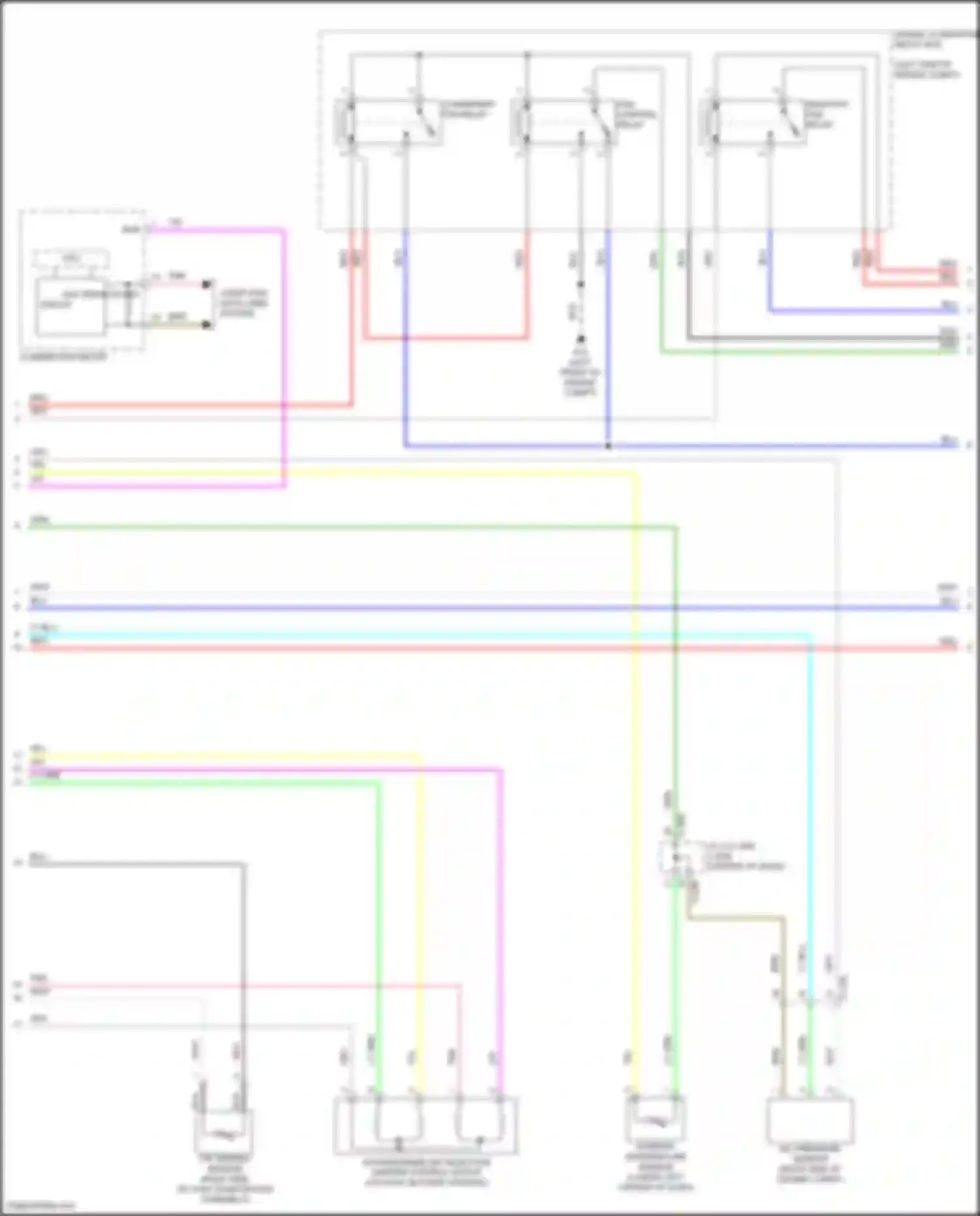 Wiring diagram blk for Mitsubishi Eclipse Cross I facelift (2020-2024) (1 of 105)