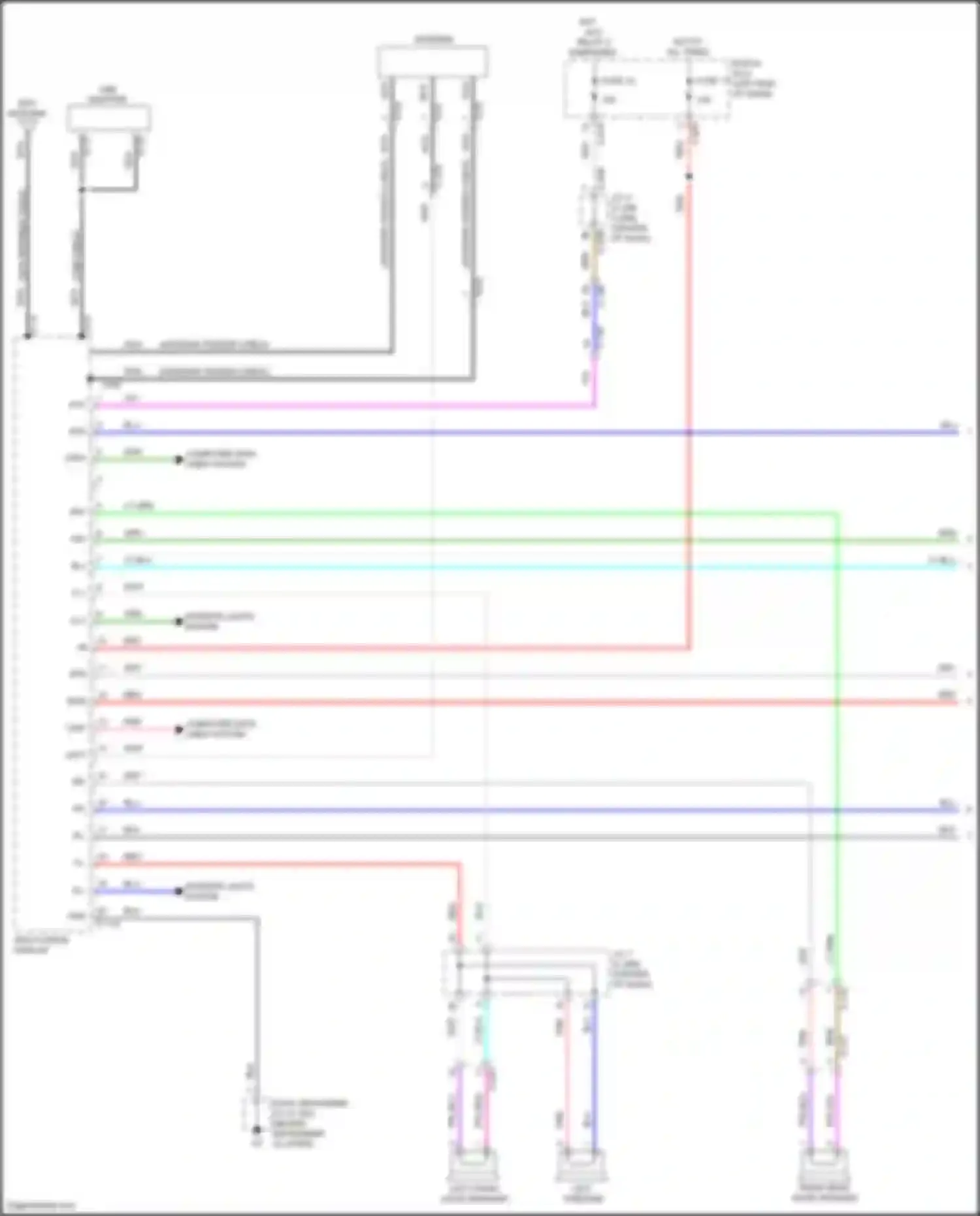 Wiring diagram c-124 for Mitsubishi Eclipse Cross I facelift (2020-2024) (2 of 5)