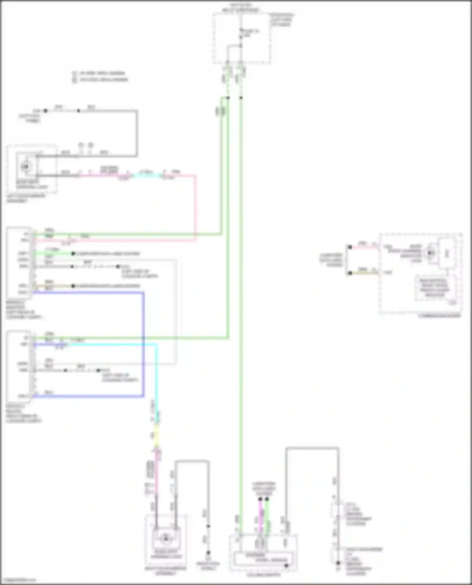 Wiring diagram c-412 for Mitsubishi Eclipse Cross I facelift (2020-2024) (3 of 18)