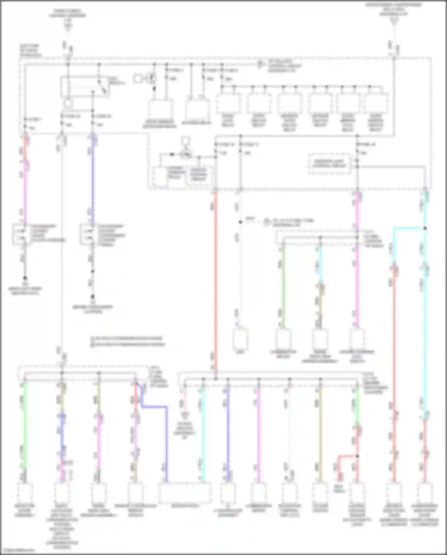 Wiring diagram combination meter for Mitsubishi Eclipse Cross I facelift (2020-2024) (10 of 36)
