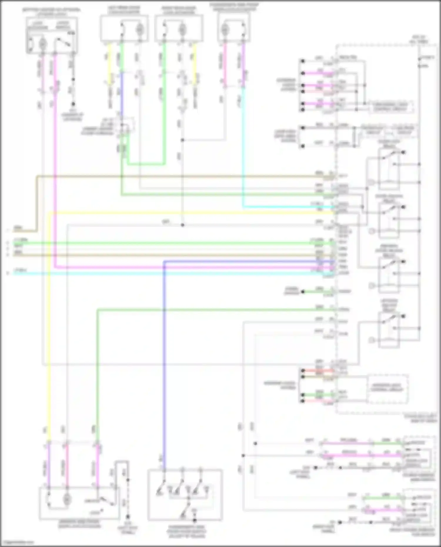 Wiring diagram f-15 for Mitsubishi Eclipse Cross I facelift (2020-2024) (2 of 3)