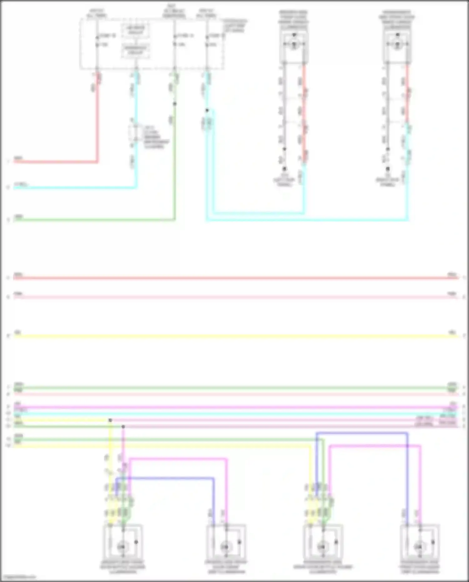 Wiring diagram f-23 for Mitsubishi Eclipse Cross I facelift (2020-2024) (3 of 4)